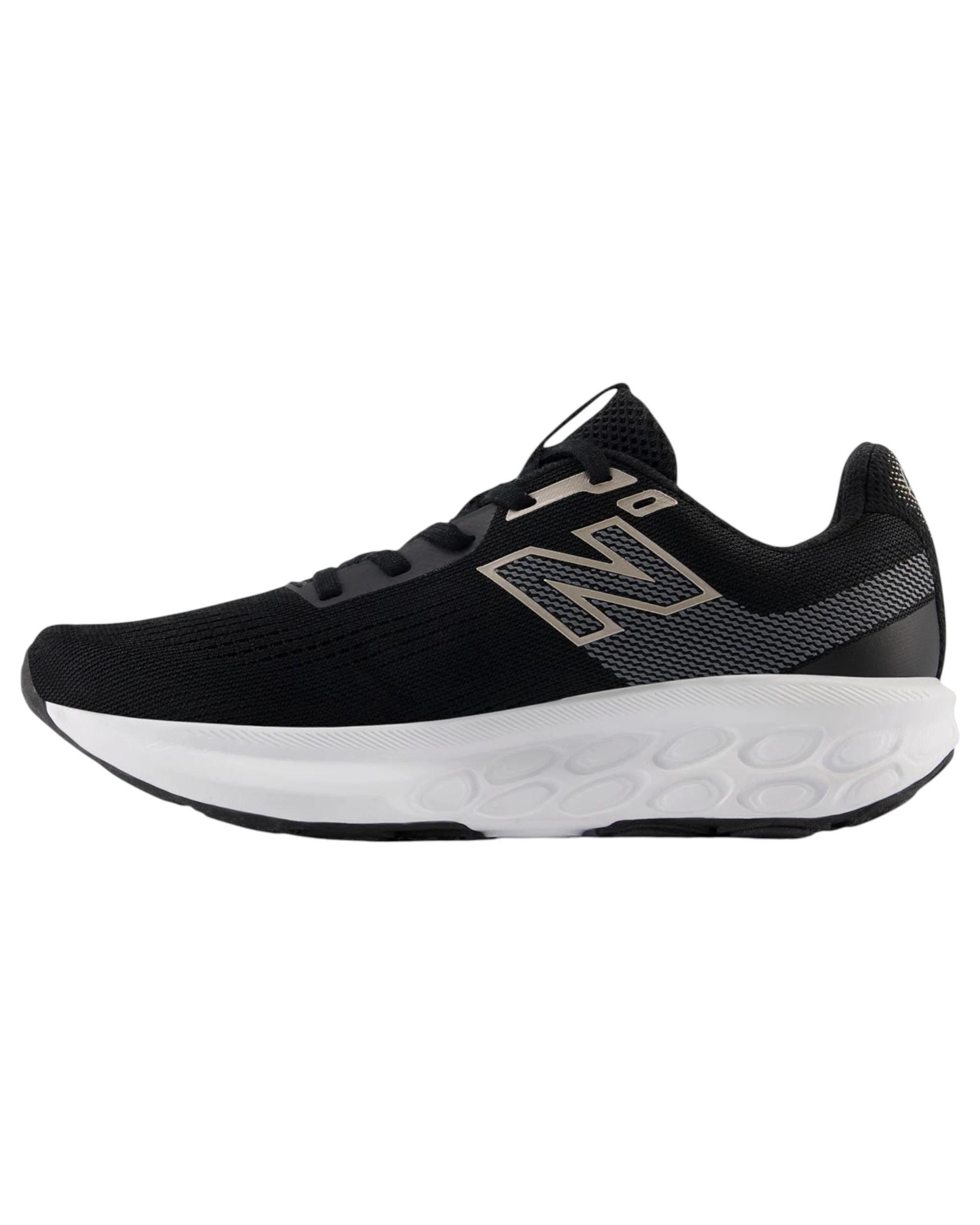 2 New Balance Mens Fresh Foam 520 v9 Athletic Running Shoes BLACK/WHITE, 2 of 5