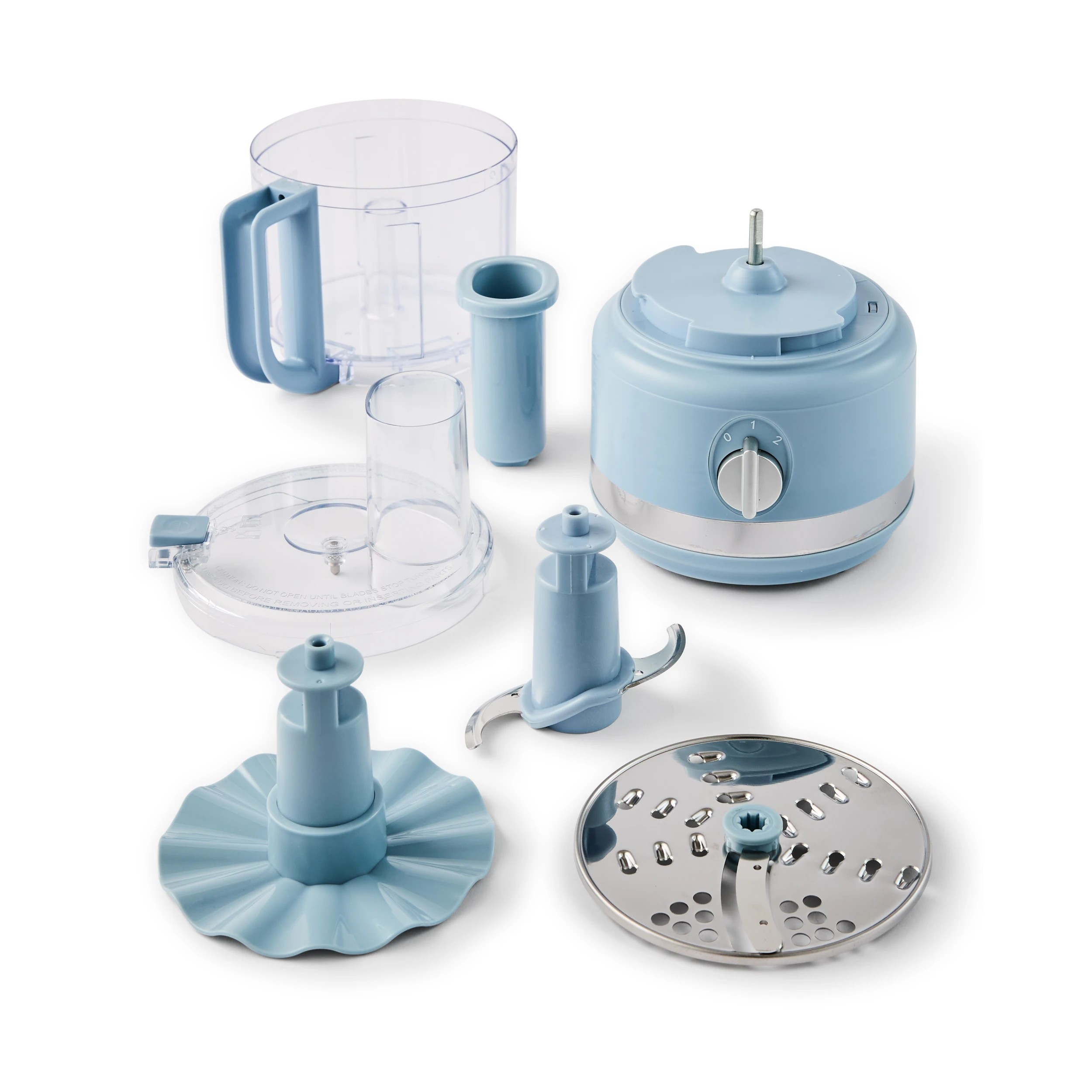 7 600ml Food Processor - Blue, 7 of 8