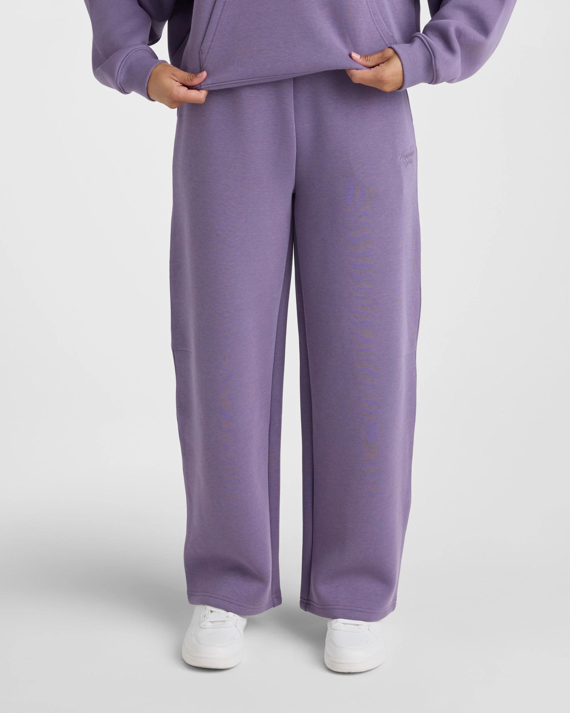 1 Lonsdale London Clean Barrel Leg Pants DUSTY IRIS, 1 of 5