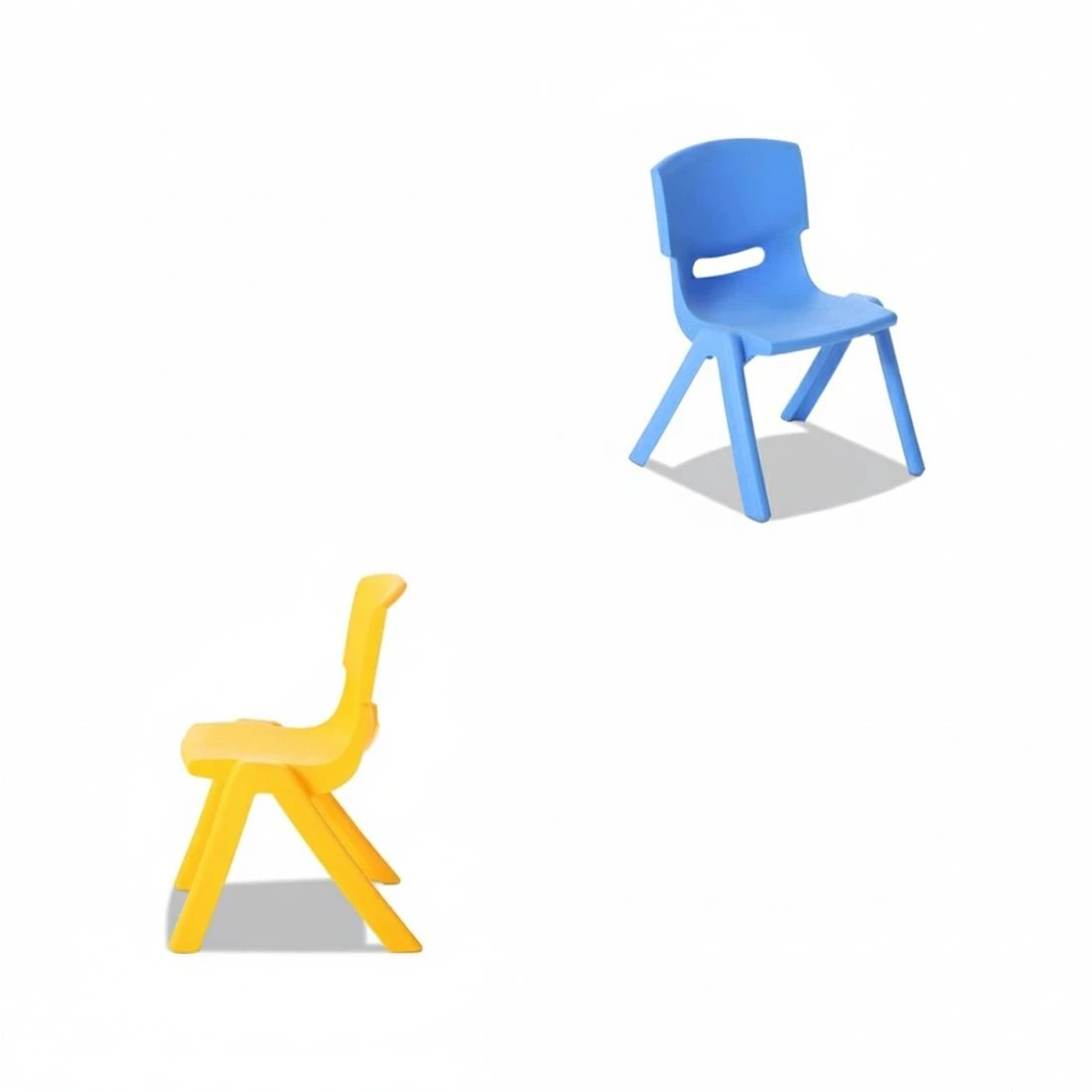 5 Keezi 9PCS Kids Table and Chairs Set Children Study Desk Furniture Plastic 8 Chairs - Multi, 5 of 5