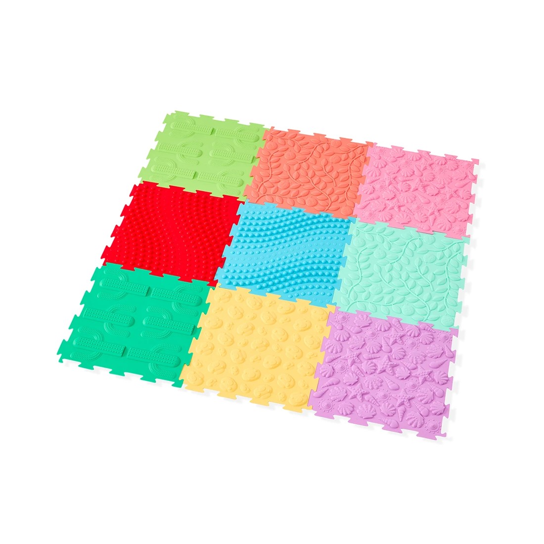 2 9 Piece Silicone Sensory Mat, 2 of 10