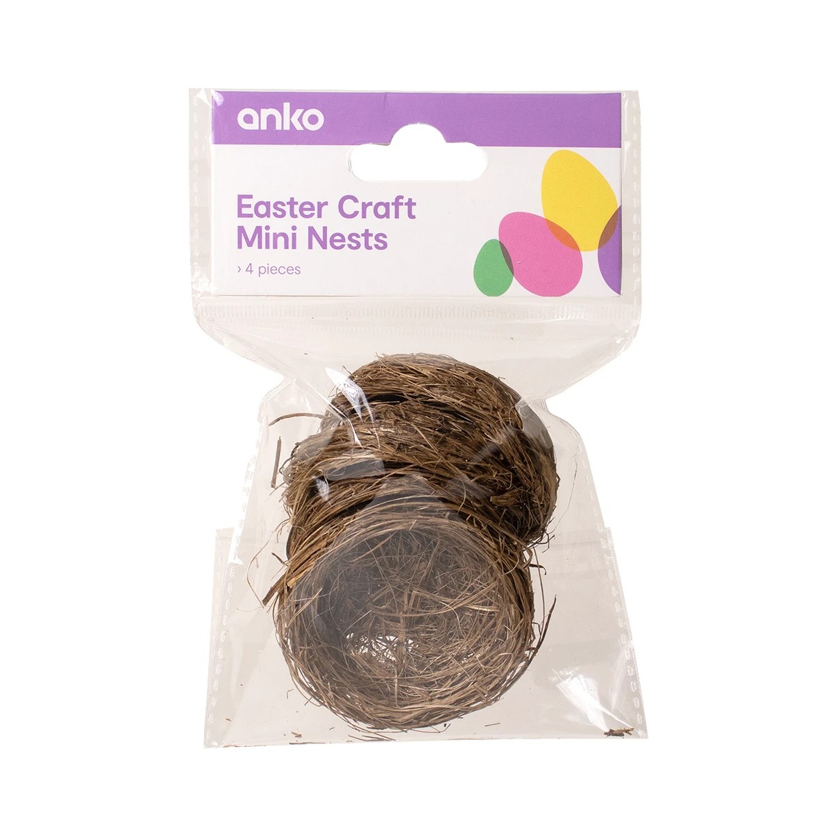 1 4 Pack Easter Craft Nests, 1 of 3