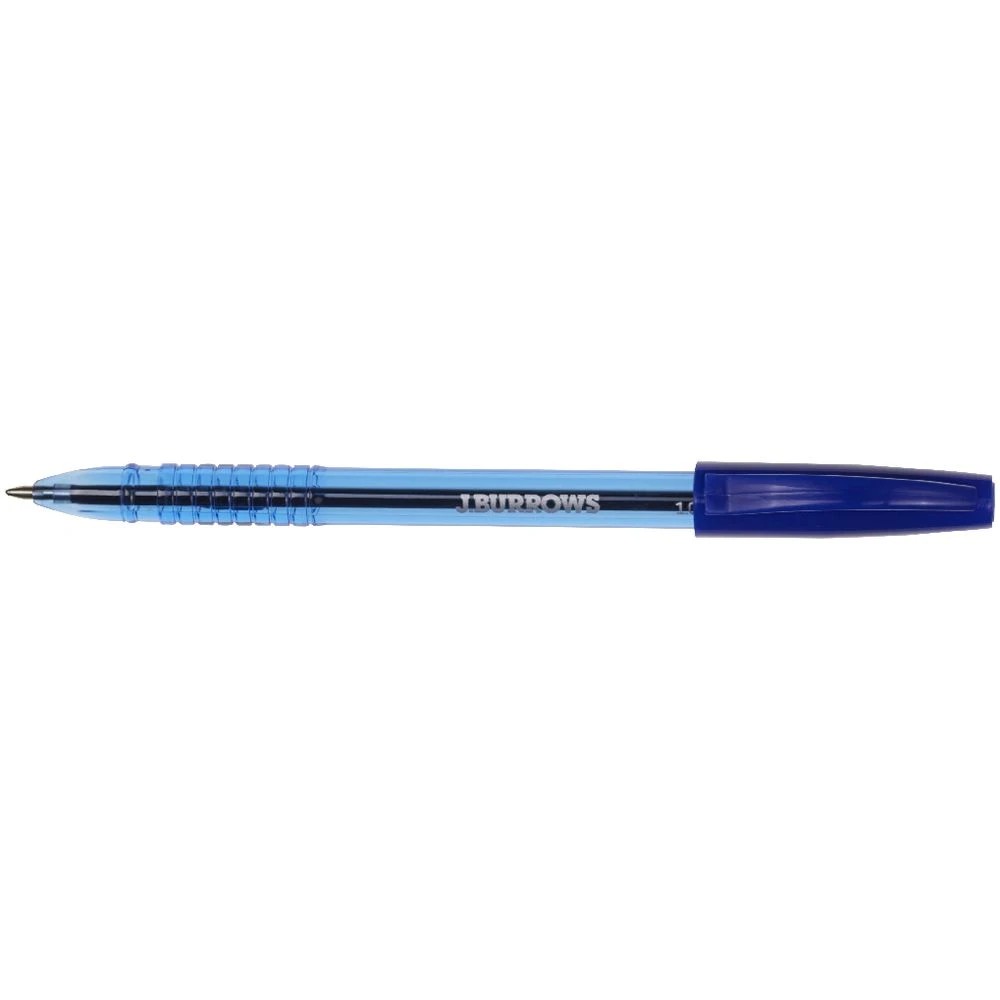 2 J.Burrows Ballpoint Pens Blue 12 Pack, 2 of 3