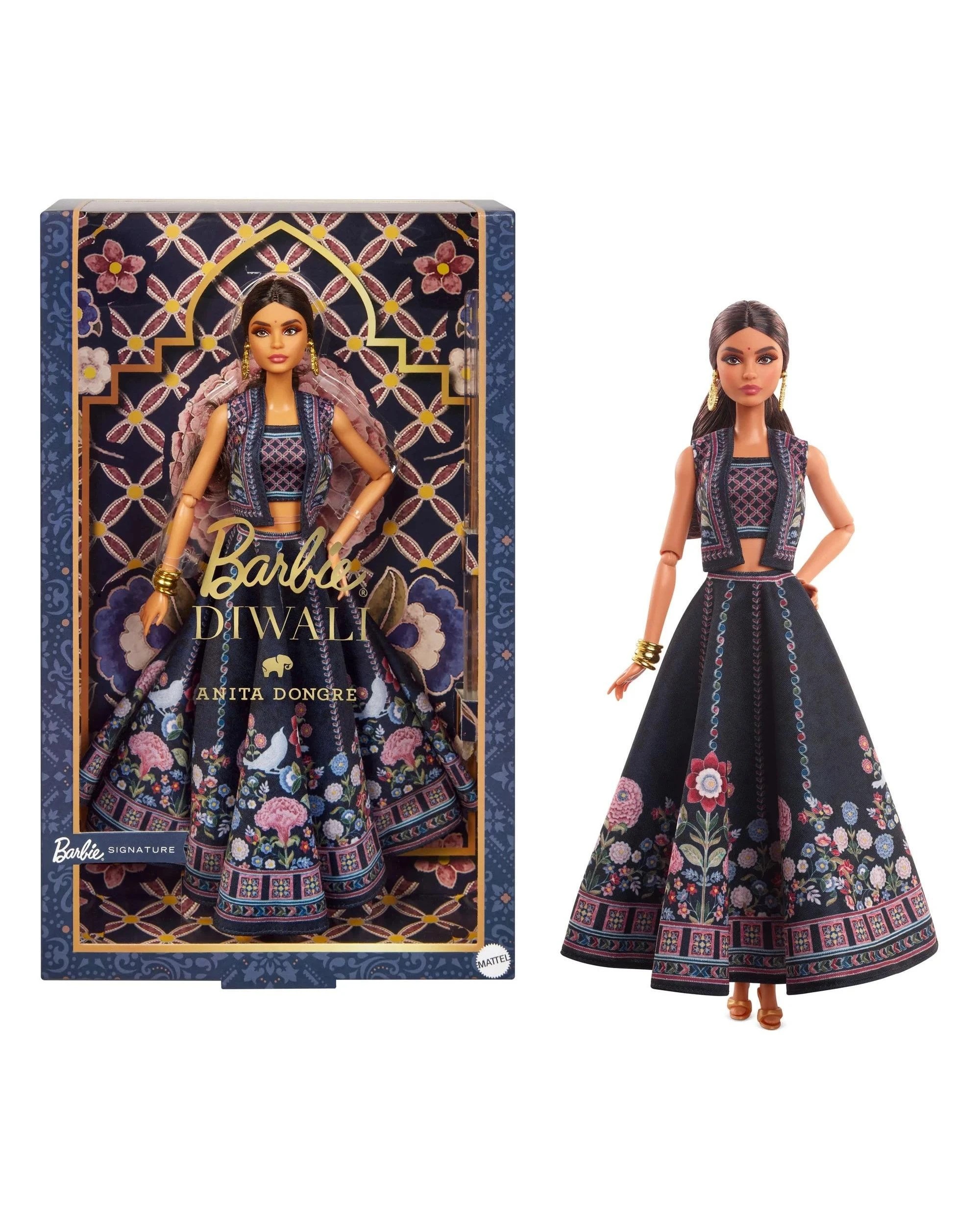 1 Barbie Signature Diwali Anita Dongre Fashion Doll, 1 of 10