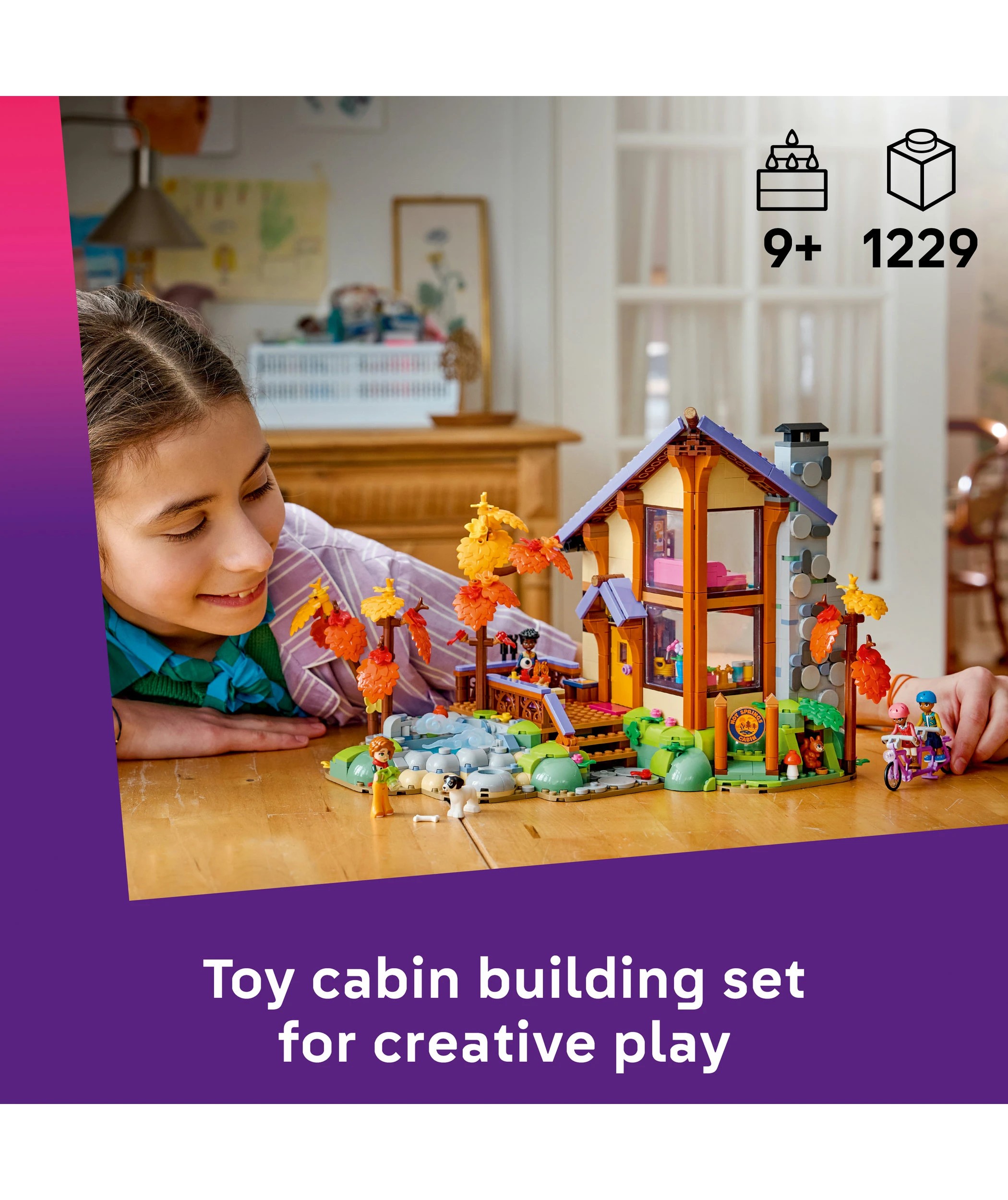 3 LEGO Friends Cosy Autumn Forest Cabin 42705, 3 of 9