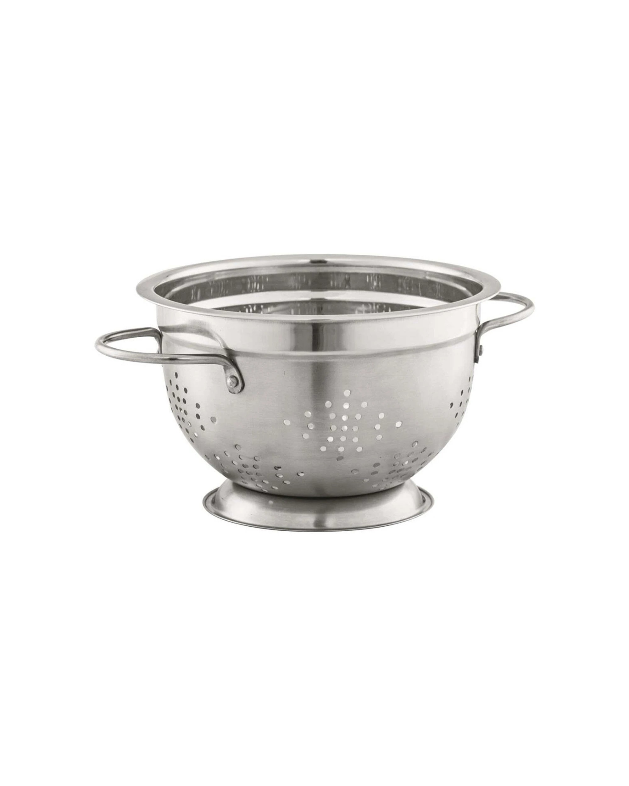 1 Avanti 25cm Stainless Steel Deep Colander Leakproof Portable Kitchen Utens - Silver, 1 of 1