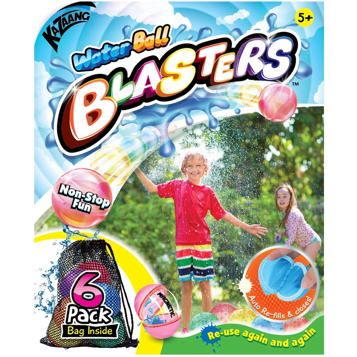 5 Kazaang Water Ball Blasters 6 Pack, 5 of 7
