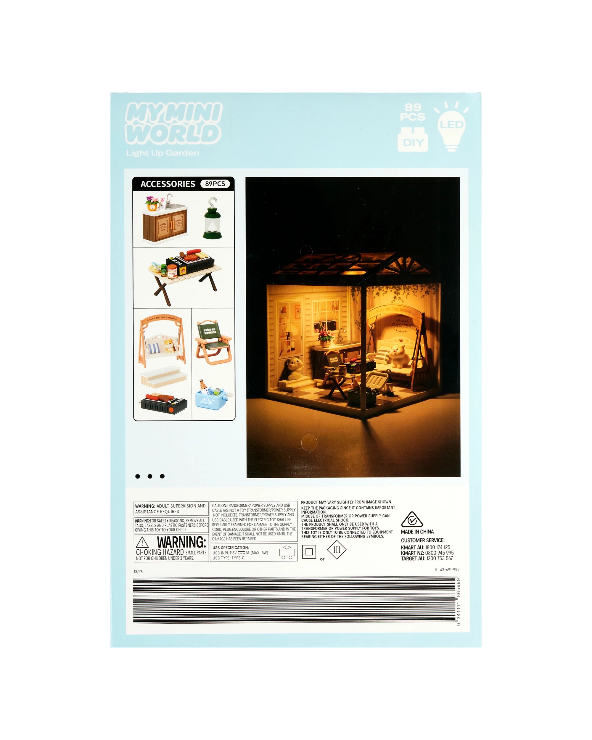 2 89 Piece My Mini World Light Up Garden Playset, 2 of 2