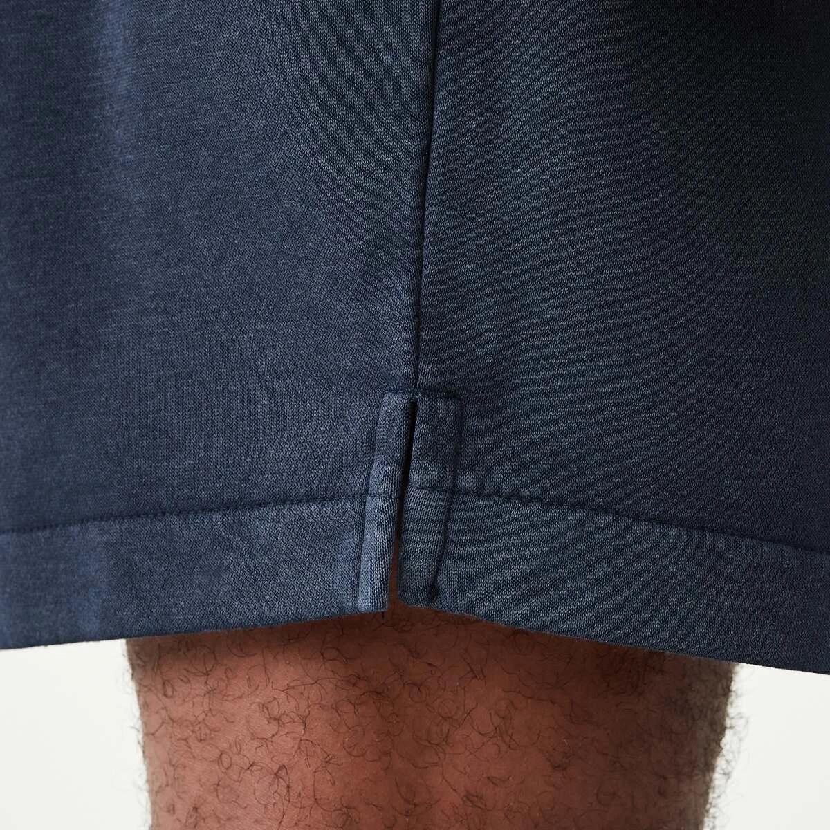 6 Active Mens Washed Terry Shorts Shade Navy, 6 of 7