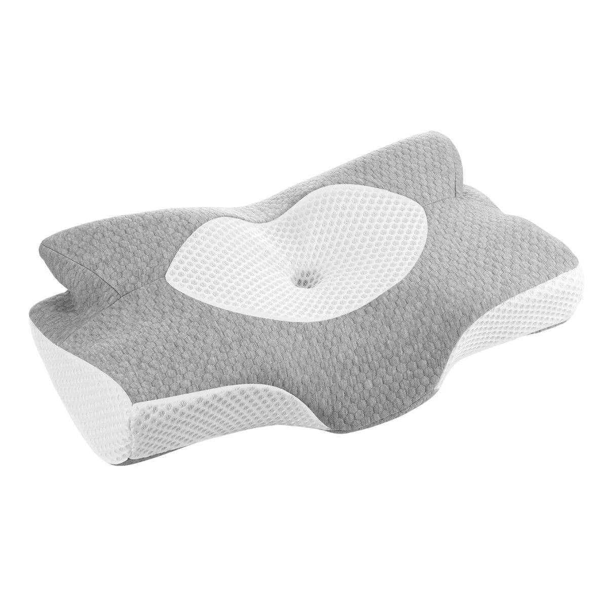 1 Luxdream Cervical Pillow Memory Foam Contour Neck Shoulder Ergonomic Cooling Sleeping Support for Back Stomach Side, 1 of 1