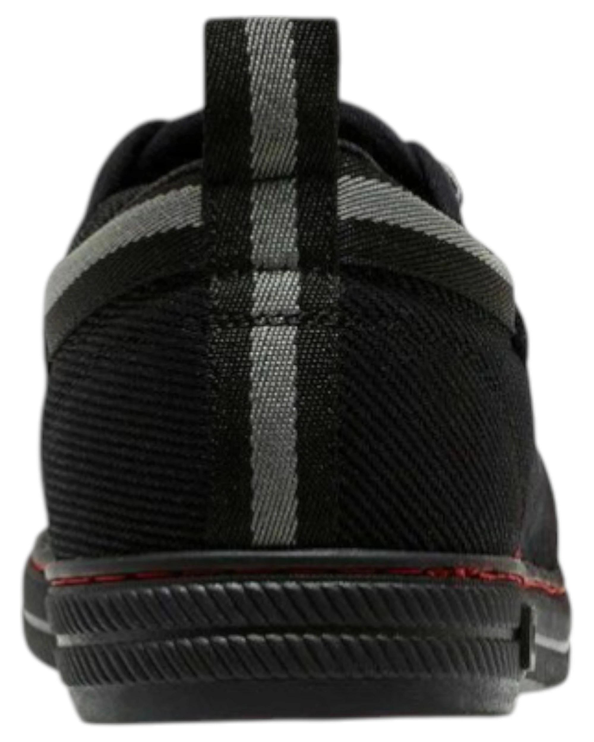 4 Volley Safety Steel Cap Mens Toe Caps s Work Lace Shoes - Black/Grey Black/grey, 4 of 4
