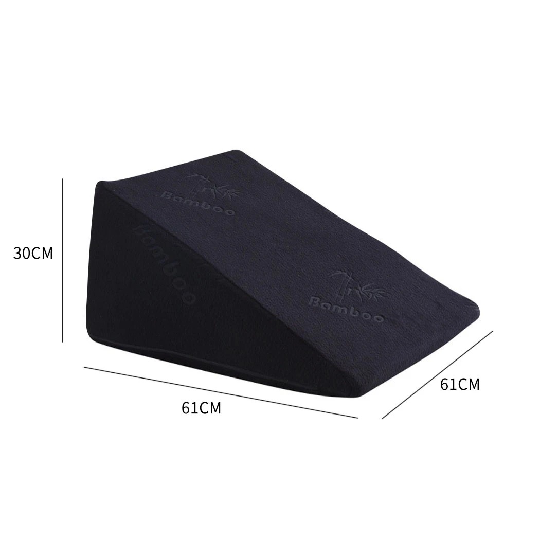3 Dreamz 2 Pcs Dreamz Cool Gel Memory Foam Wedge Pillow With Cover 30Cm In Height x2, 3 of 10