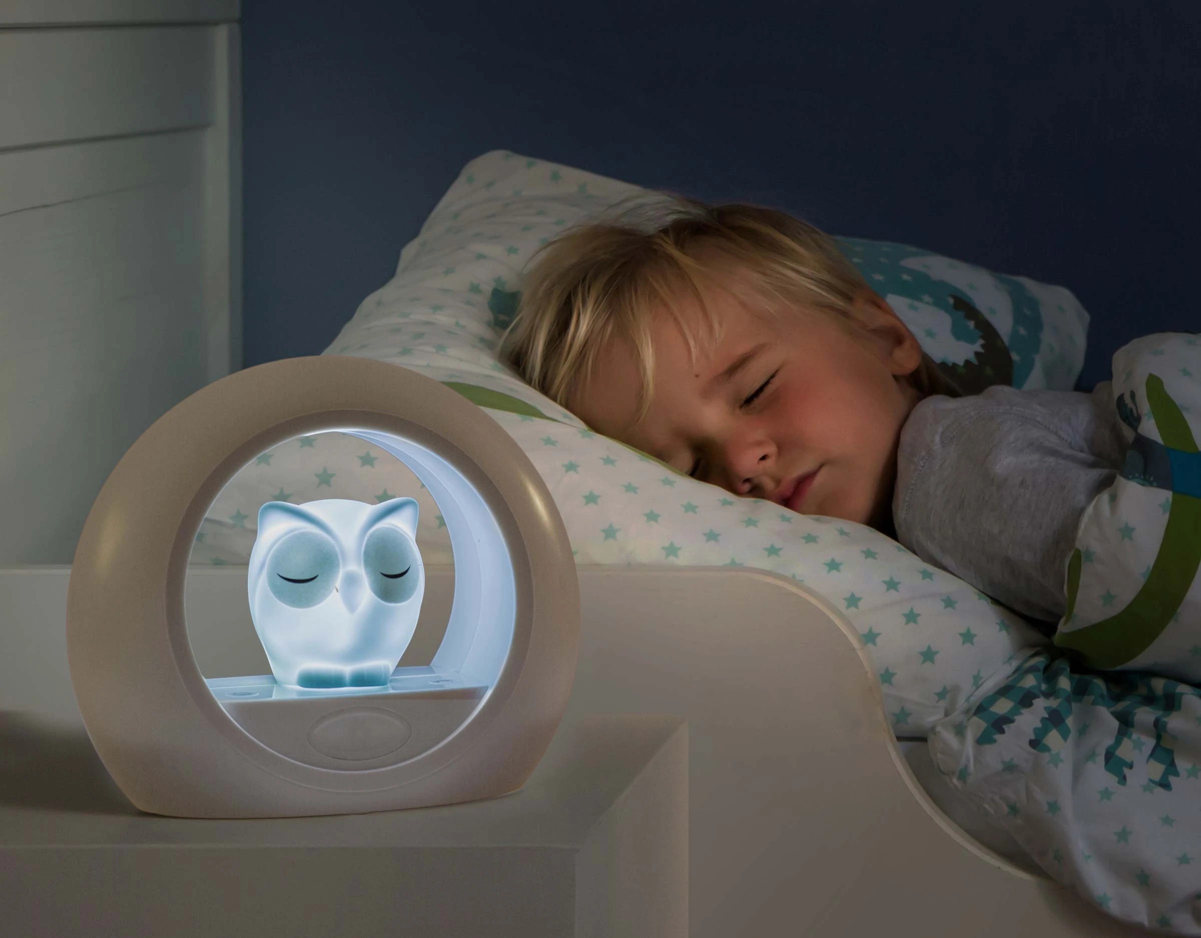 2 ZAZU Nightlight - Lou The Owl (Grey), 2 of 4