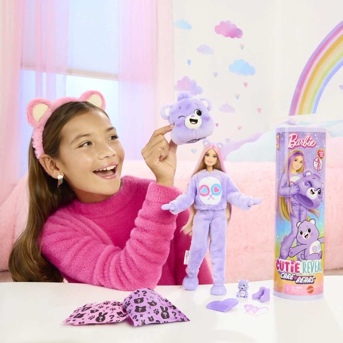 9 Barbie Cutie Reveal Care Bears Series Doll - Assorted, 9 of 9