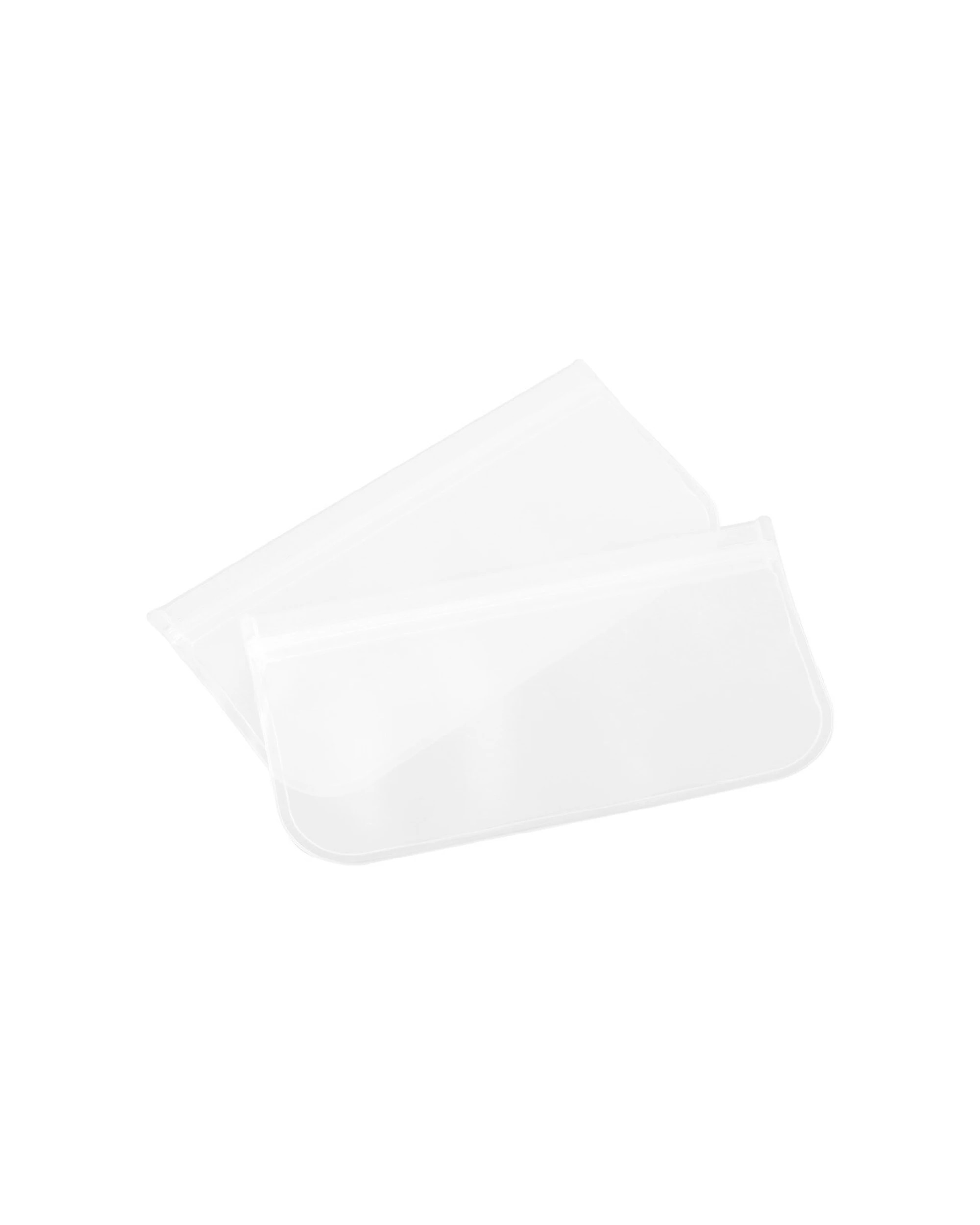 4 Boxsweden 6x 2pc Reusable 2D Food Storage Bag Set 300ml - Clear, 4 of 6