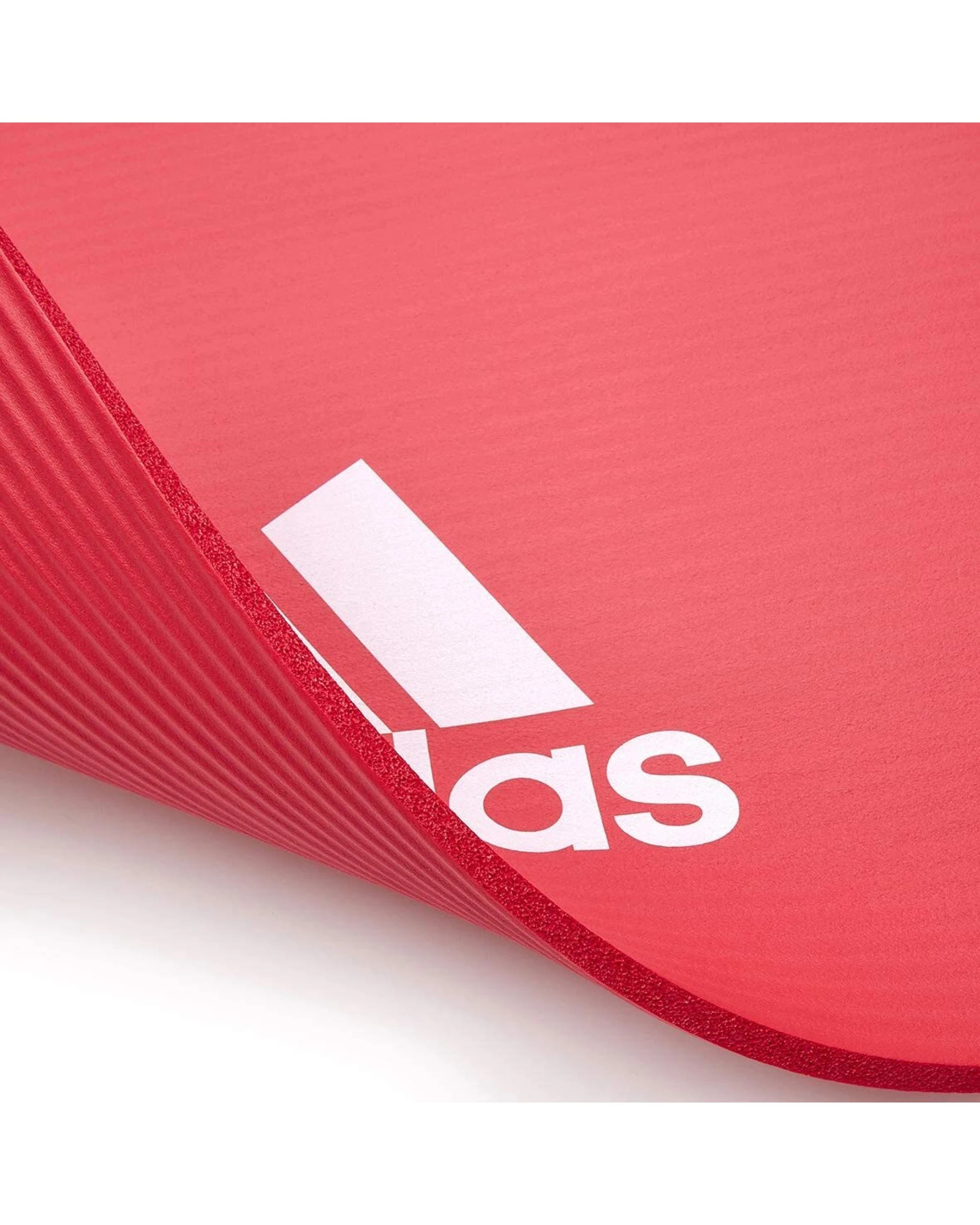 3 Adidas Fitness Mat 7mm Exercise Training Floor Gym Yoga Judo Pilates  - Red, 3 of 5
