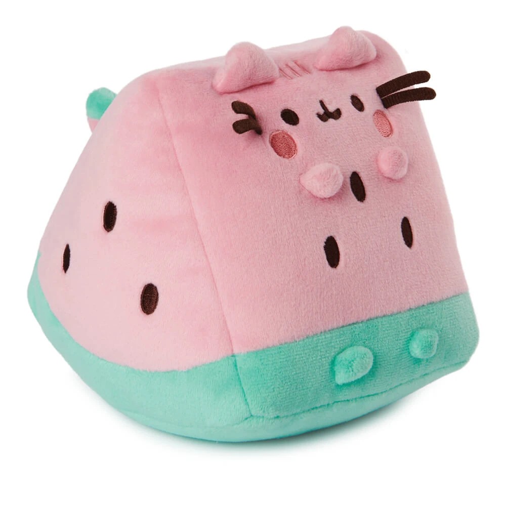 1 Pusheen - Fruits Watermelon Wedge, Fruit-Inspired Plush, Soft Toy, Pink, 15cm Height - Pink, 1 of 5