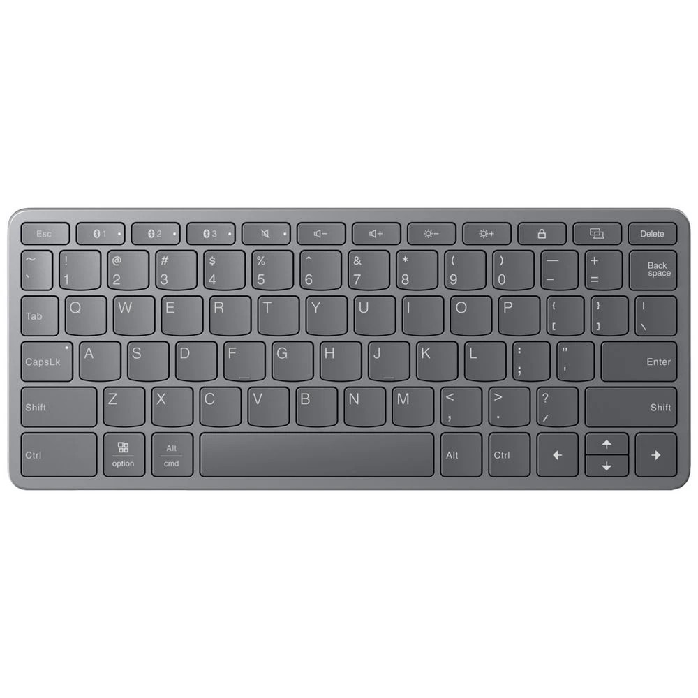 1 Lenovo Multi Device Wireless Keyboard Luna Grey, 1 of 10