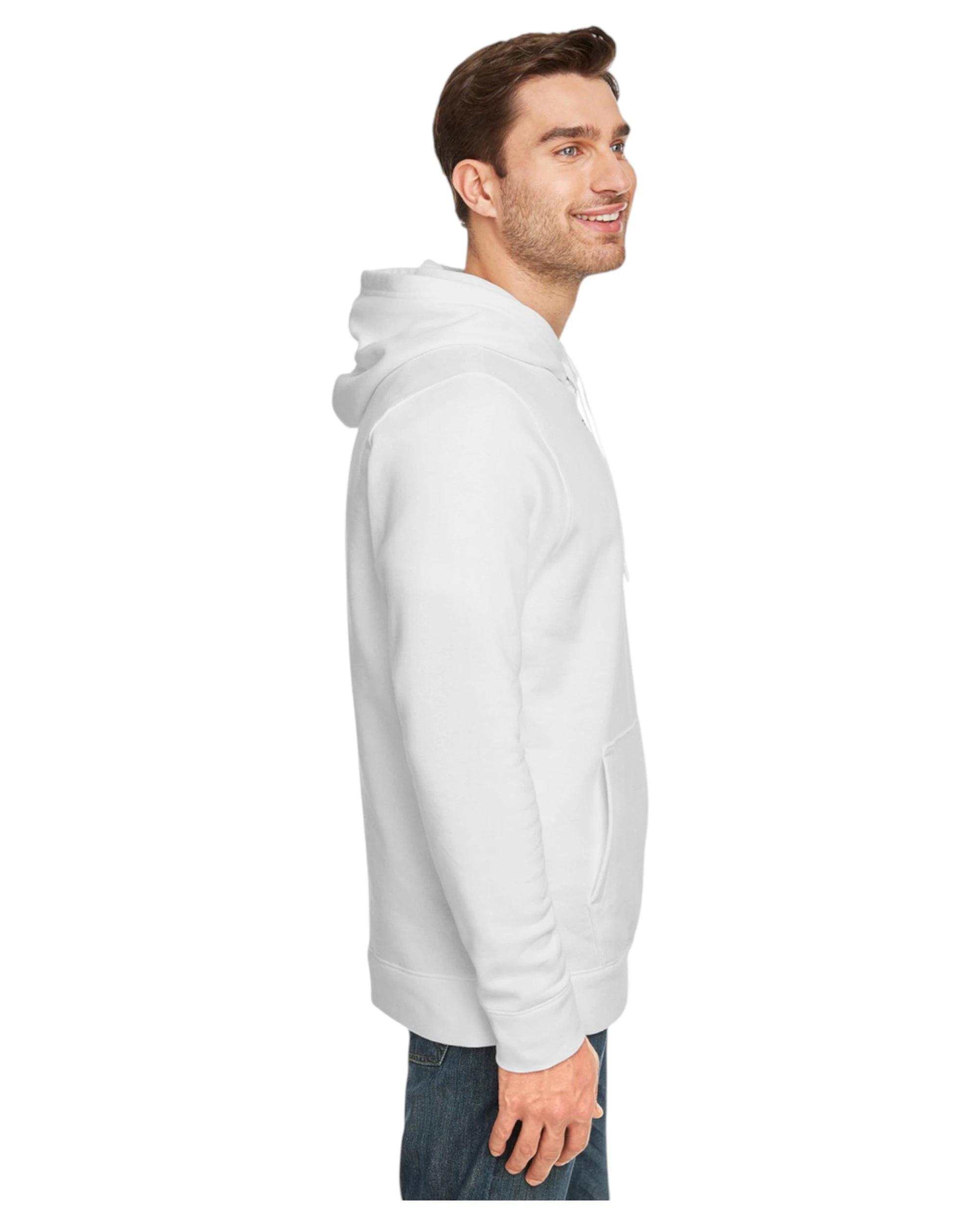 2 Under Armour Mens Hustle Fleece White Hoodie White, 2 of 5