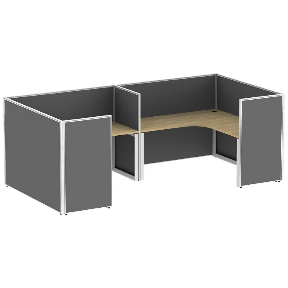 1 Stilford S2 2 Radius Corner Workstation 1800x1800 with Screen Desks, Tables and Workstations, 1 of 7