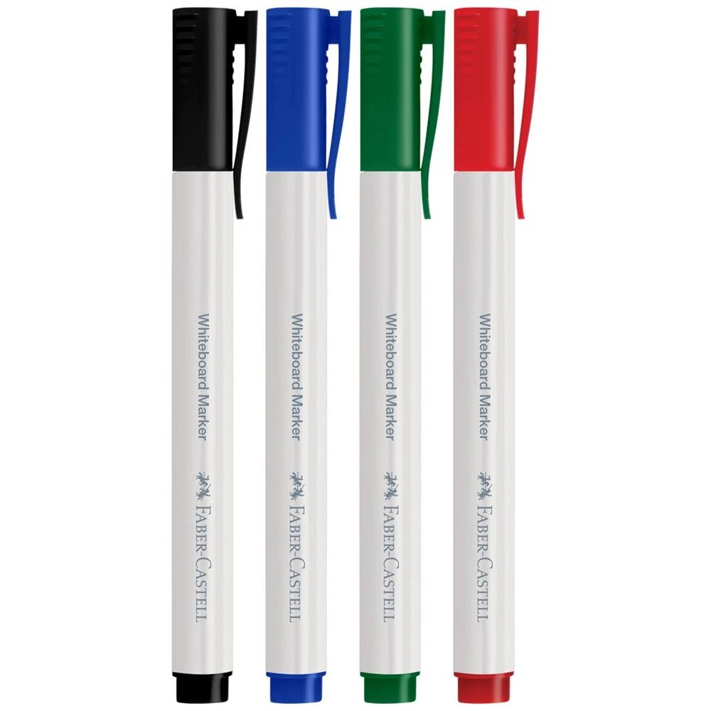5 Faber-Castell Slim Whiteboard Marker Assorted 4 Pack, 5 of 7