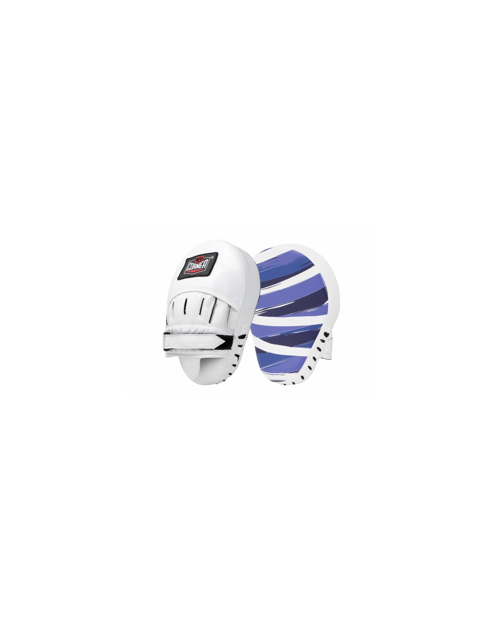 1 Red Corner Boxing Womens Sparring Focus Pads - Stripes Blue, 1 of 3