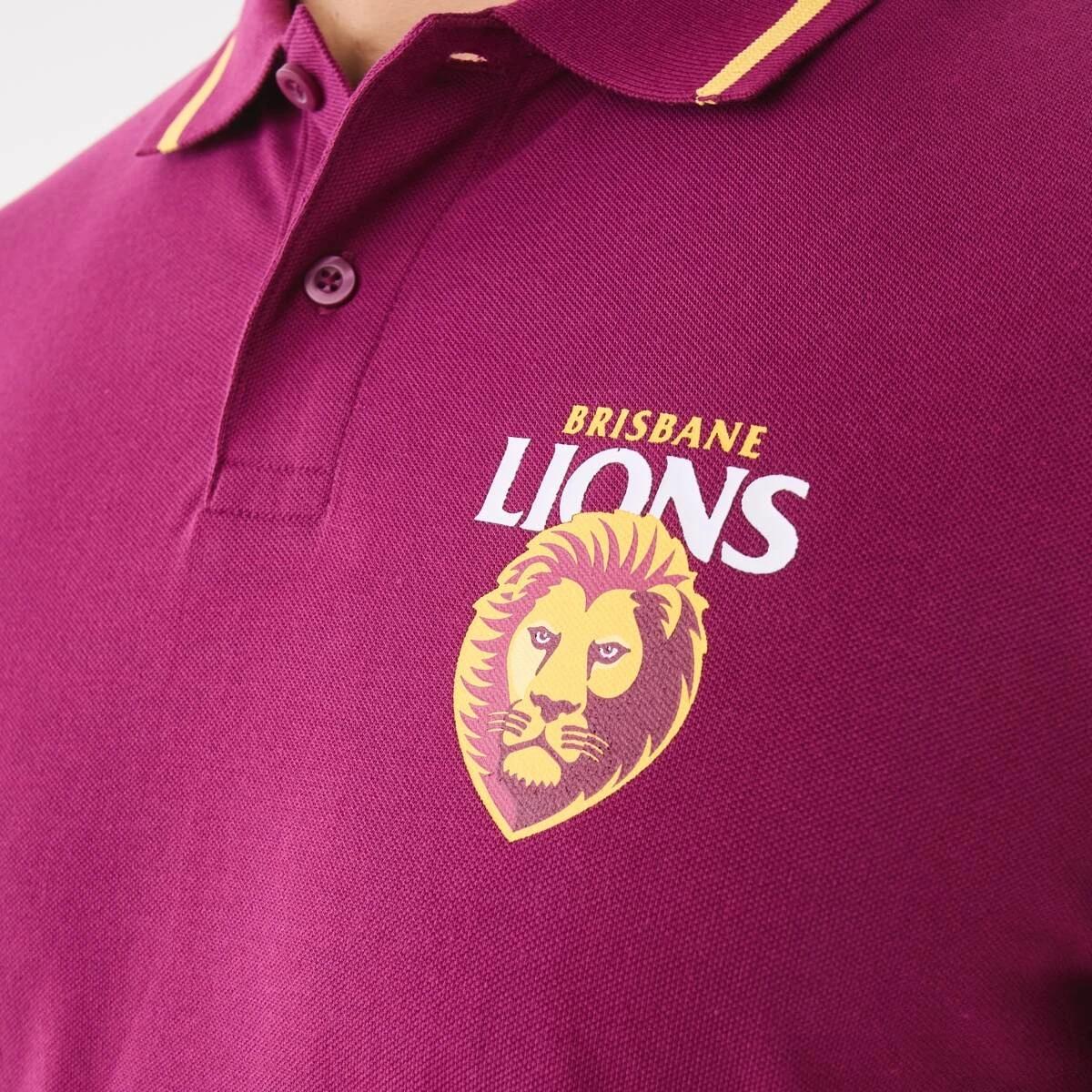 5 Official AFL Adult Polo Shirt Brisbane, 5 of 6