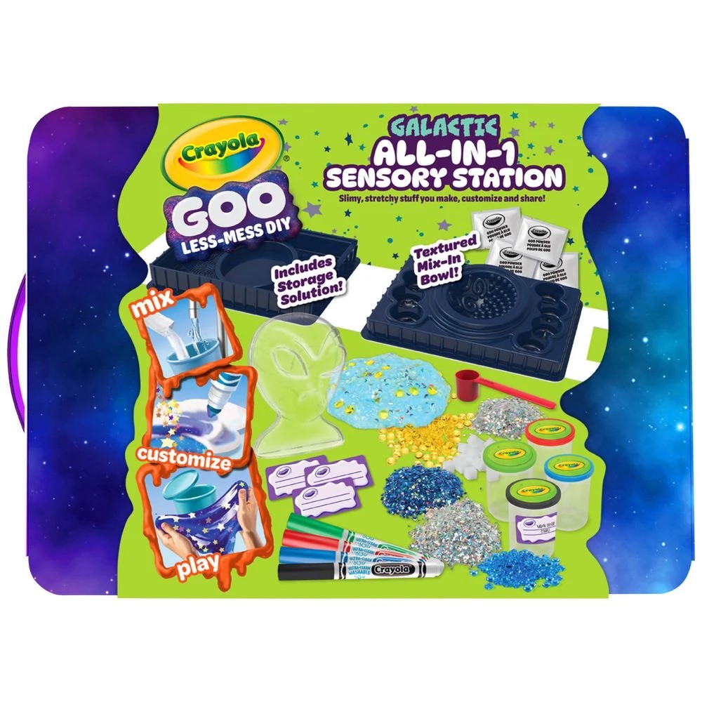 9 Crayola Goo All-in-1 Sensory Station Galactic, 9 of 9