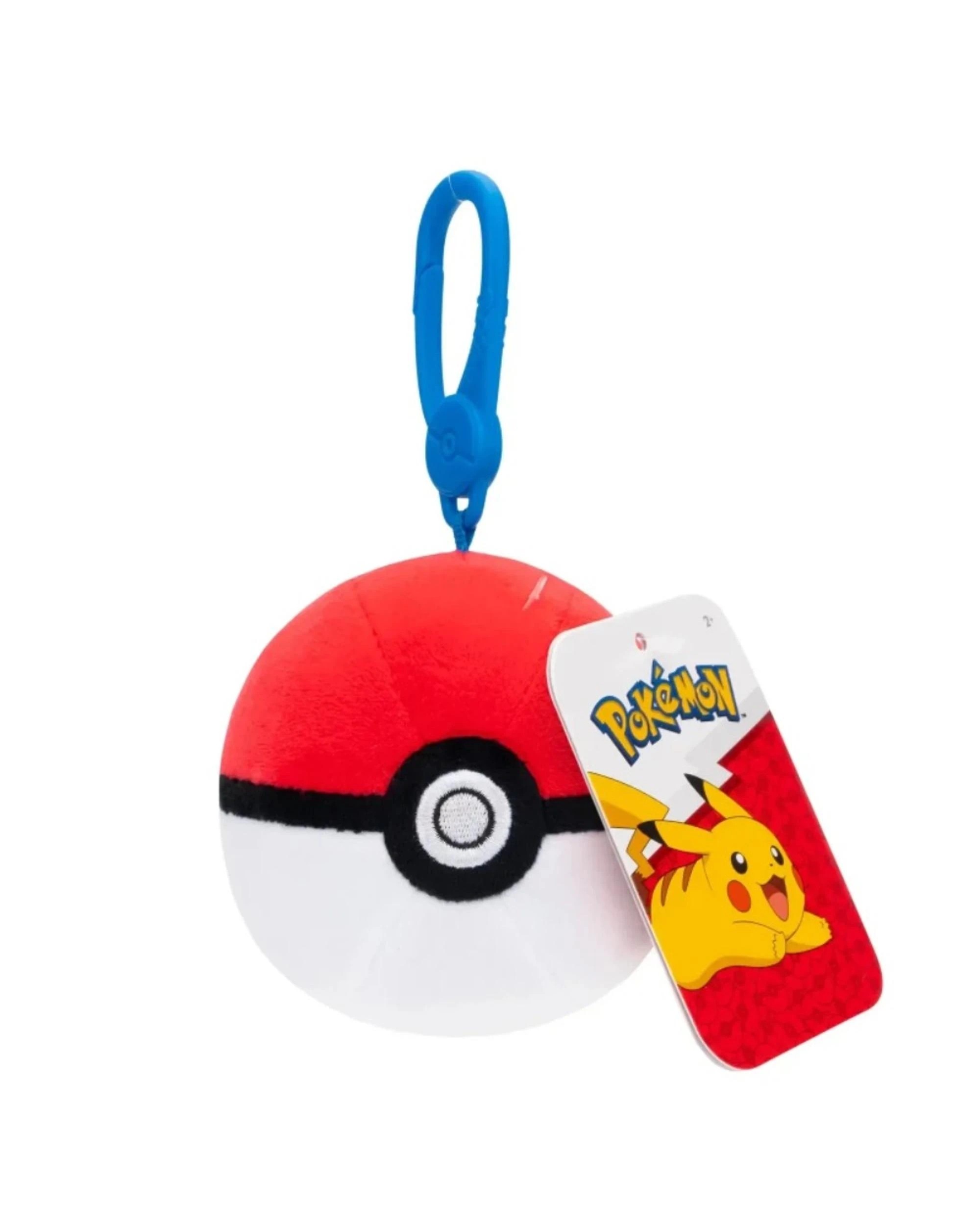 1 Pokemon Poke Ball 3.5 inch Clip on Plush, 1 of 3