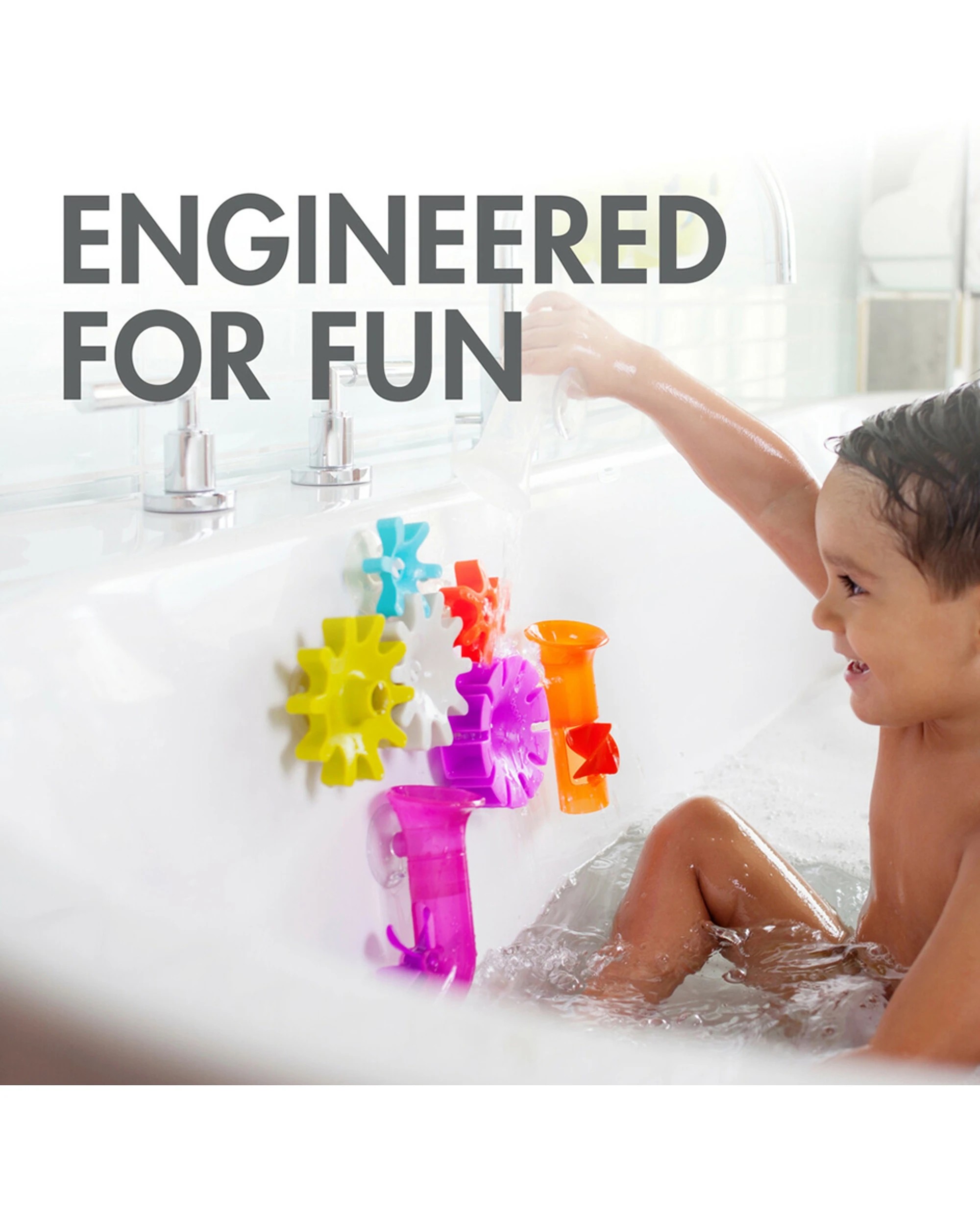 2 Boon Pipes & Tubes & Cogs Bath Toy Bundle - Multi, 2 of 4
