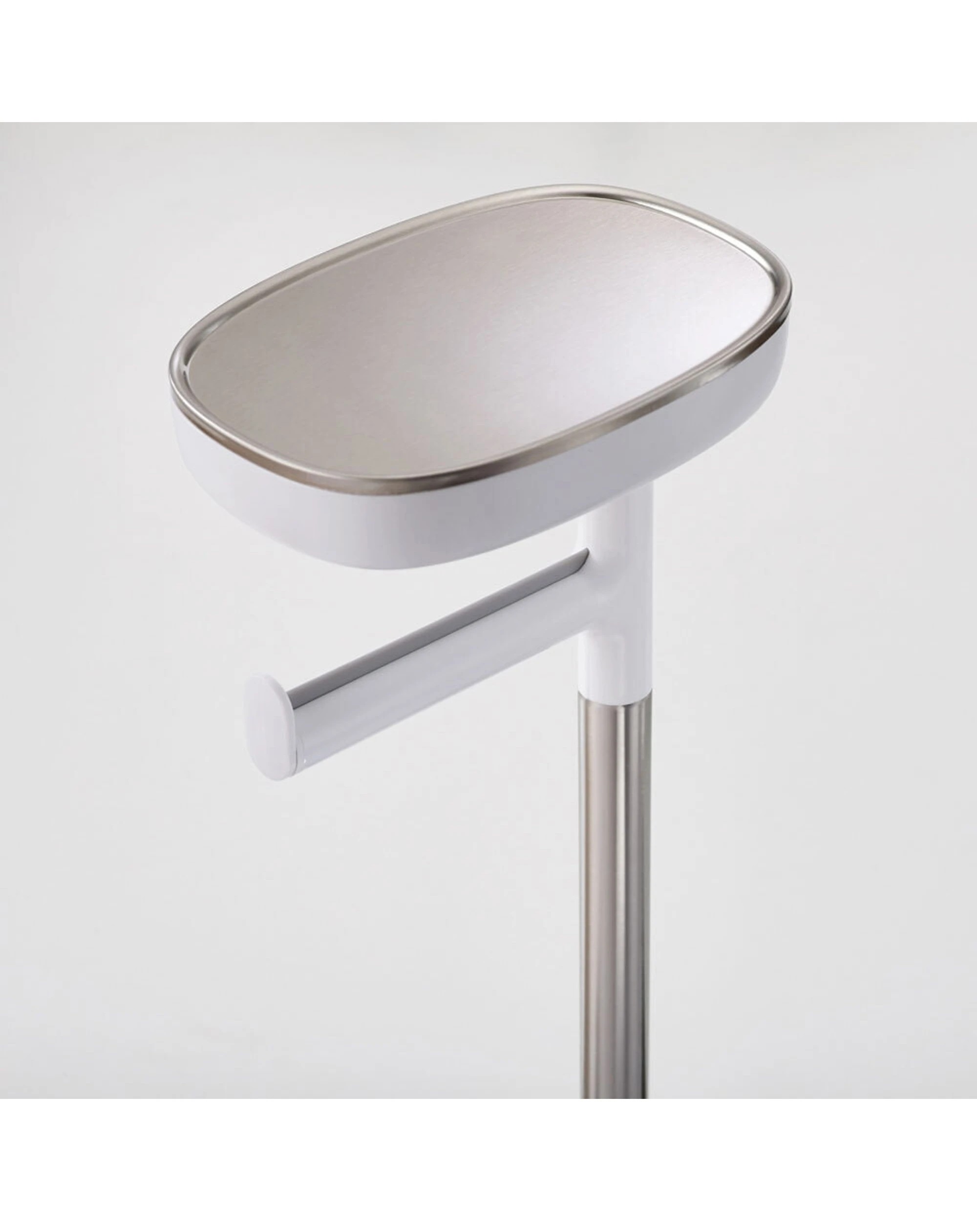 3 Joseph Joseph Easy-Store Toilet Paper Stand Steel Dual-Purpose - Silver, 3 of 7