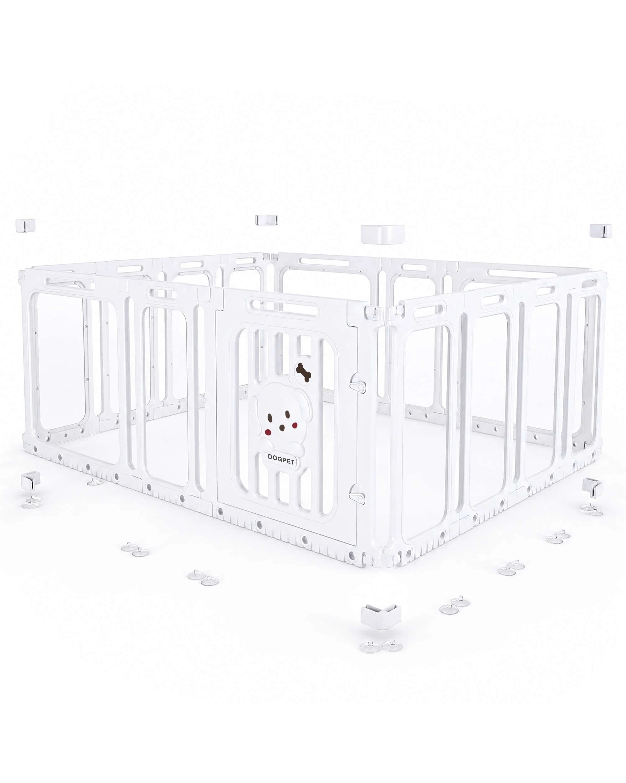 7 Advwin DIY Small Animal Playpen Pet Enclosure 14 Panels Indoor Portable Exercise Fence, 7 of 10