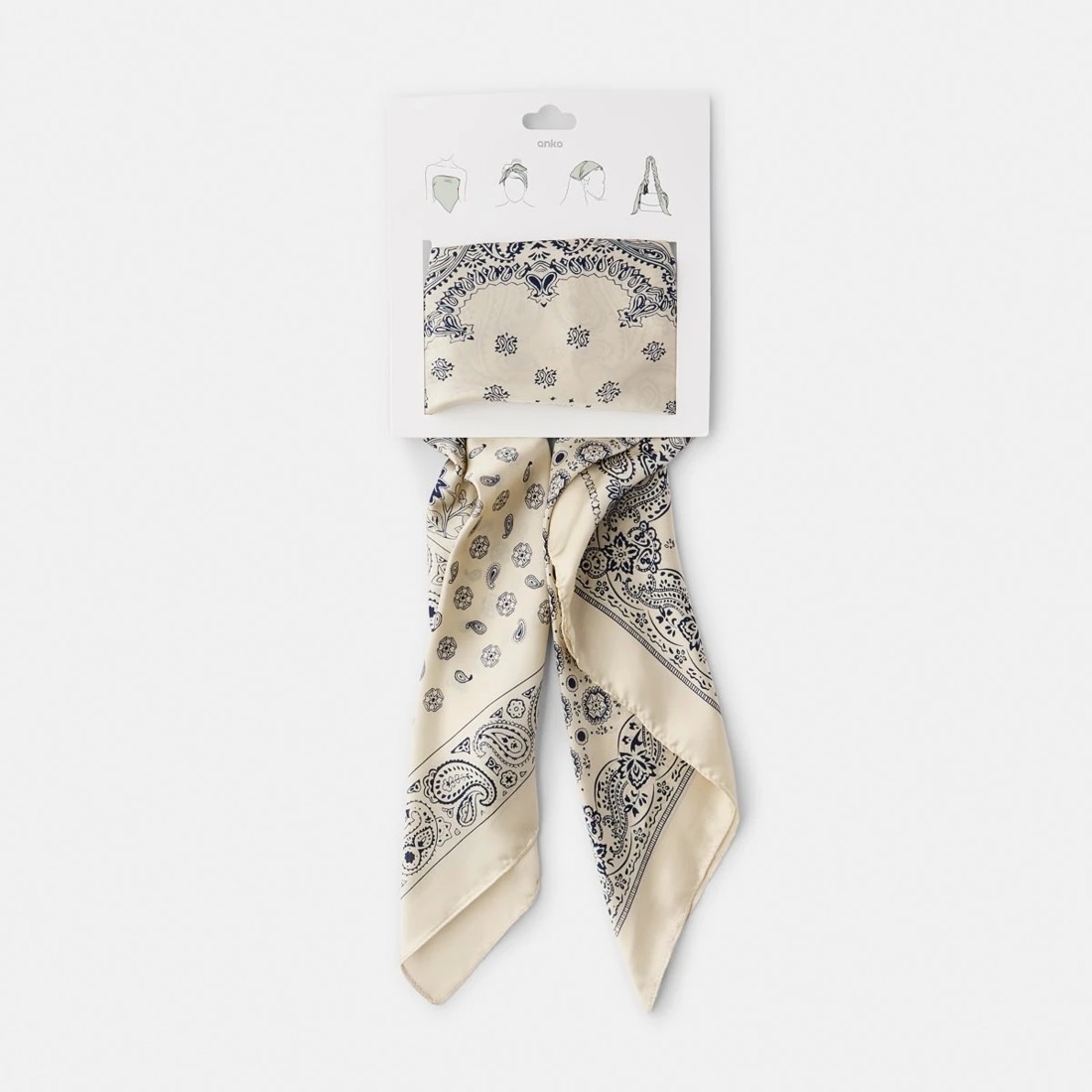 6 Hair Scarf - Boho Tile, 6 of 7