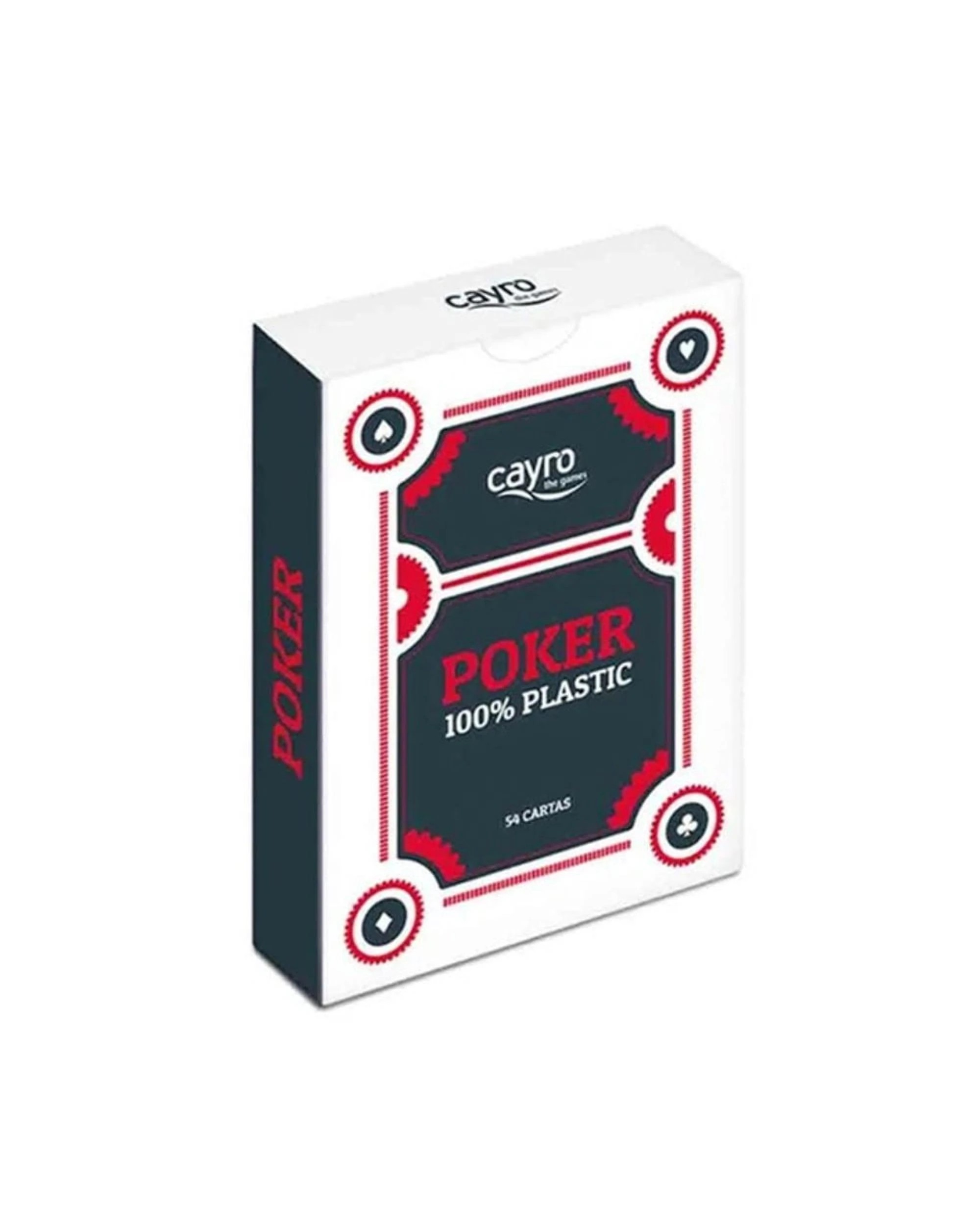 3 Cayro Poker Size Plastic Playing Cards, 3 of 5