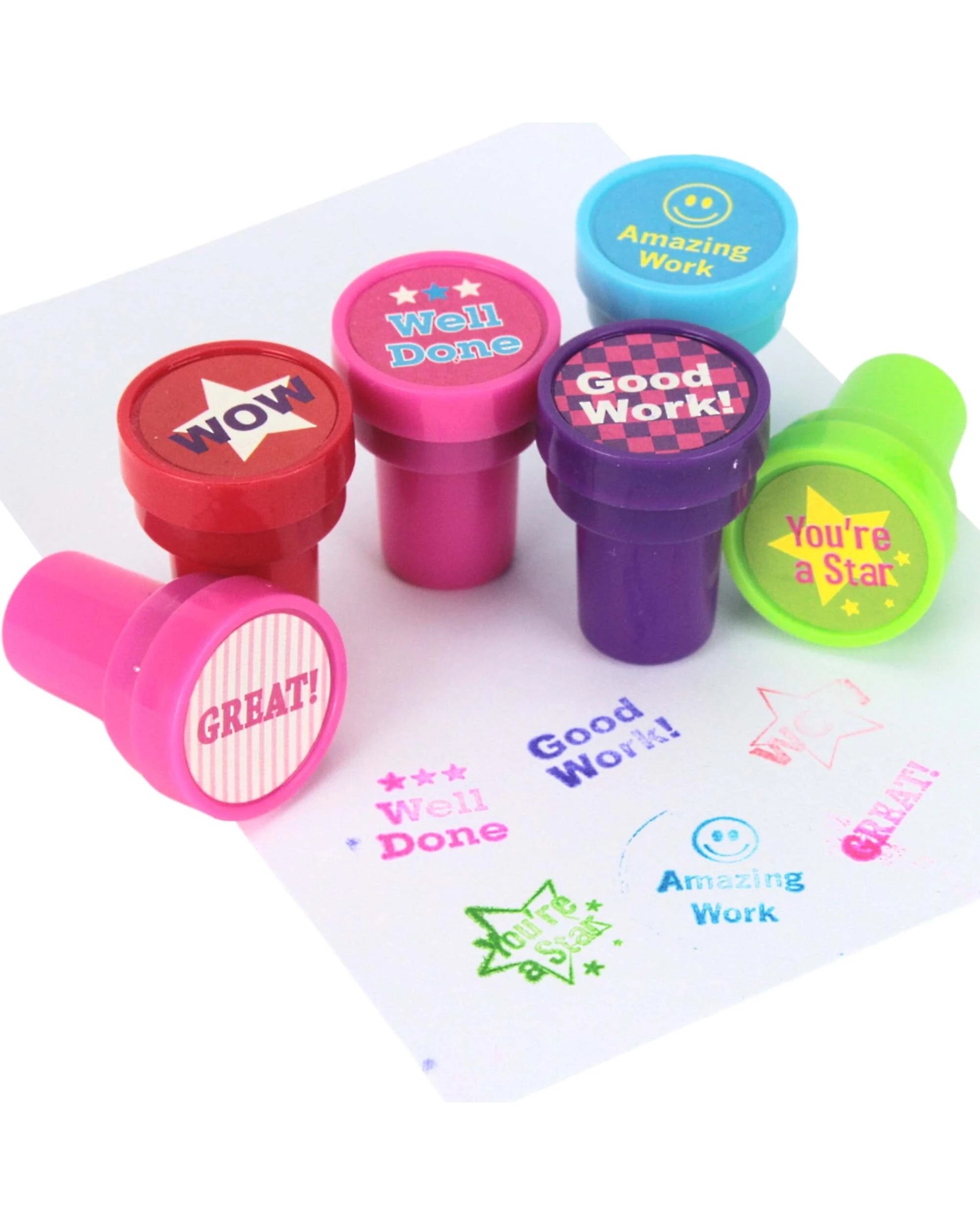 1 Durmaz Inspiring Coloured Stamps Pack of 6 - Multi, 1 of 3