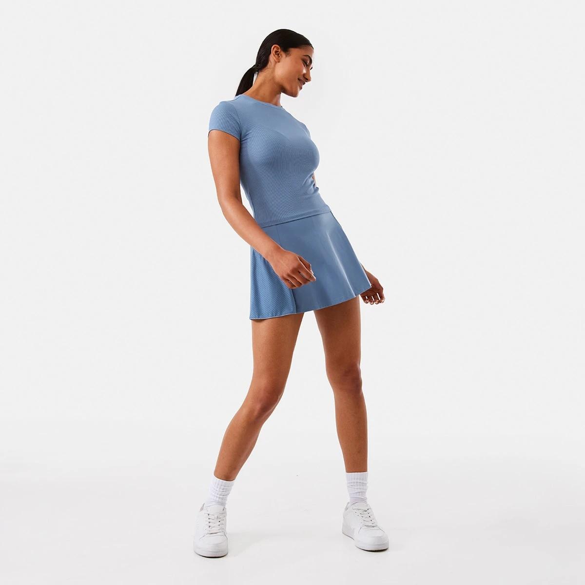 5 Active Womens Rib T-shirt Citadel Bl, 5 of 9