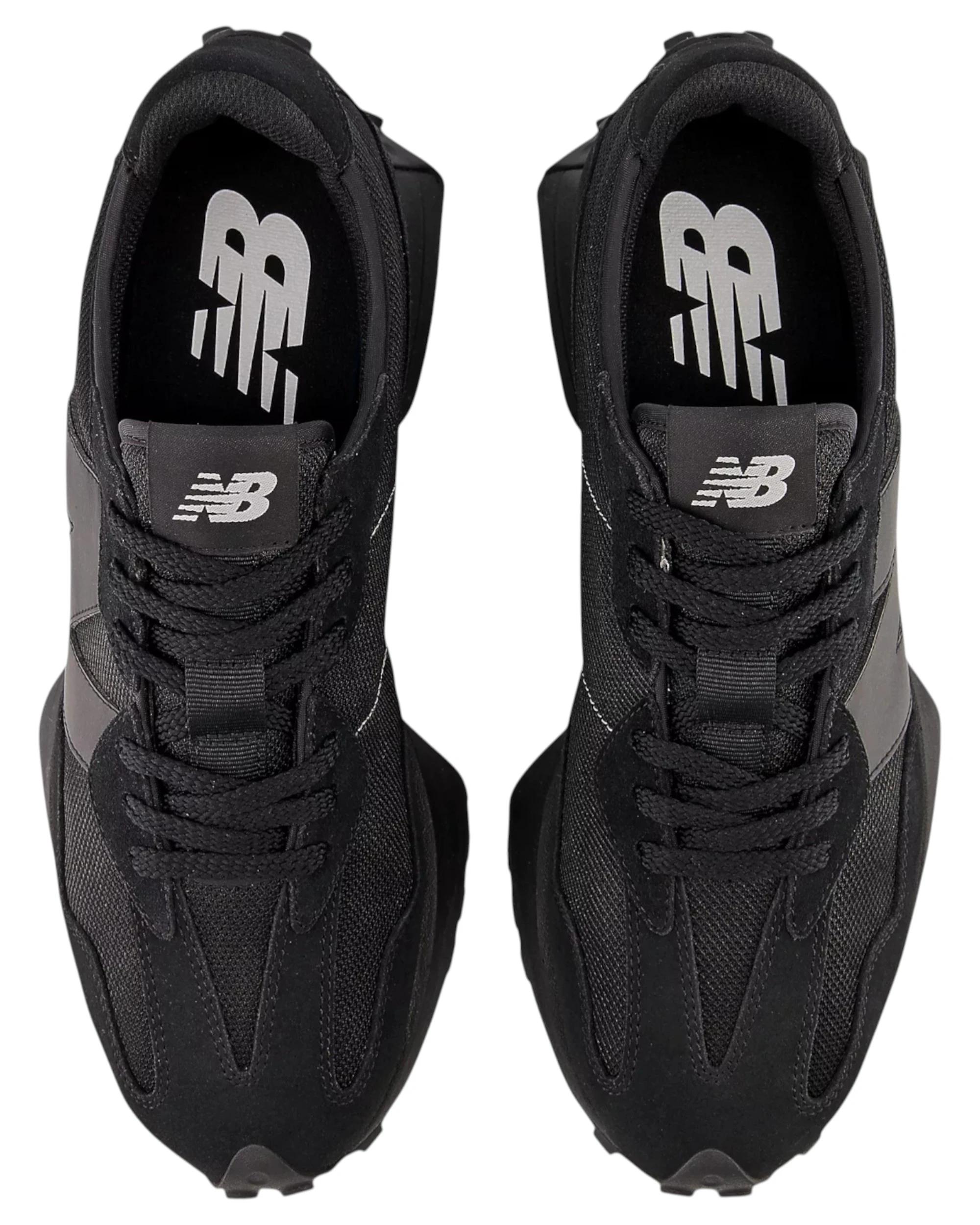 2 New Balance Mens 327 Black Athletic Shoes BLACK, 2 of 6