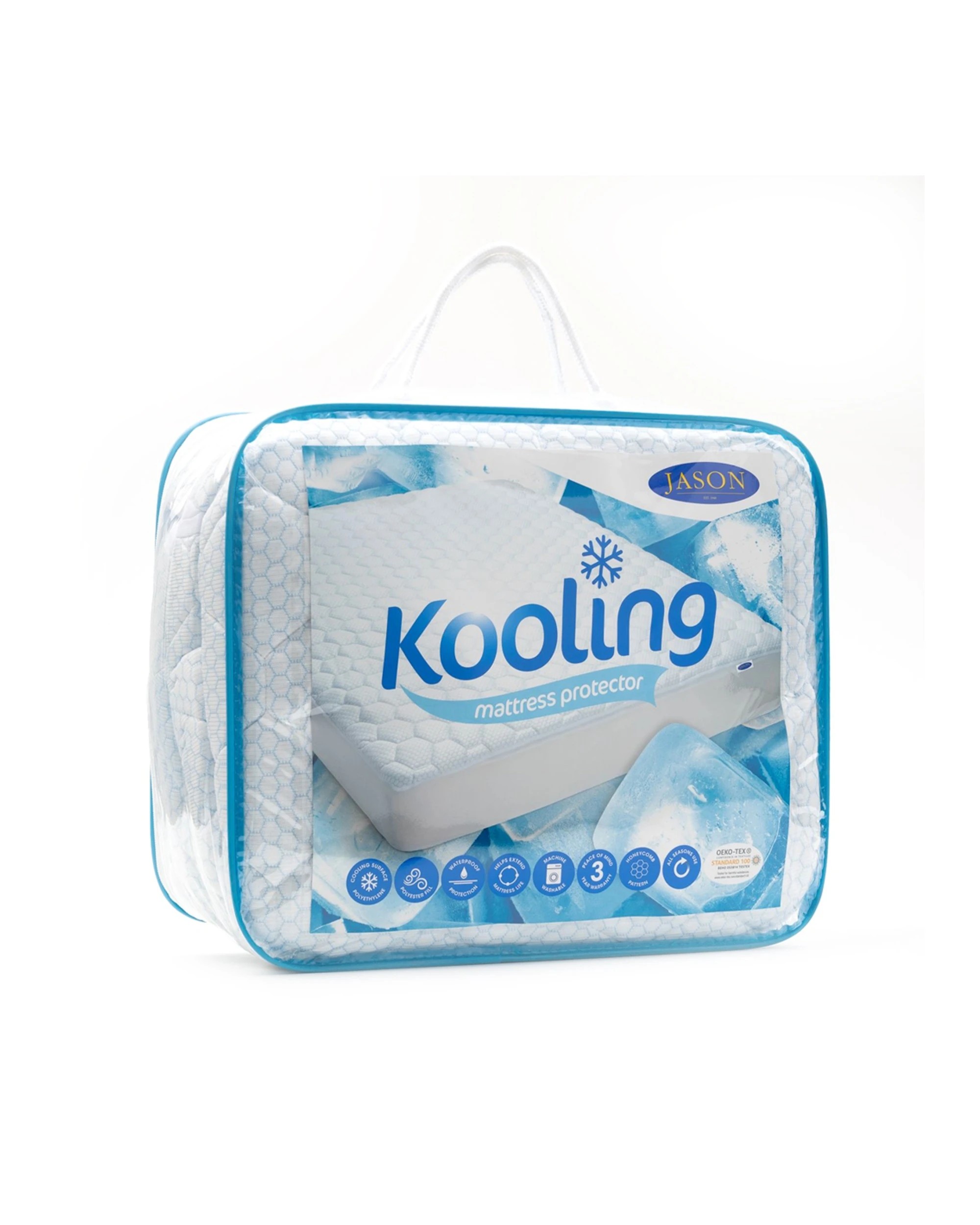 1 Jason Kooling Mattress Bedding Protector - White, 1 of 3