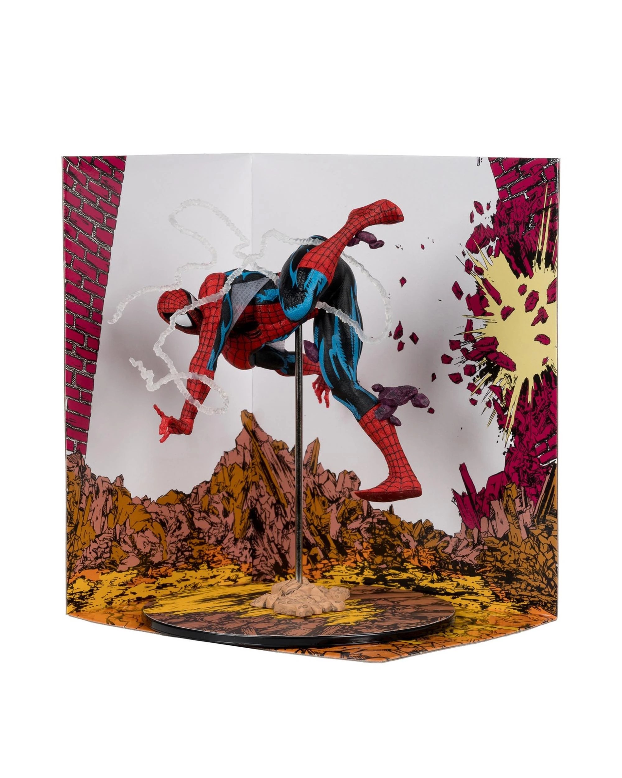 8 McFarlane Marvel Collection The Amazing Spider-Man #318 Spider-Man 1:10 Scale Figure, 8 of 10