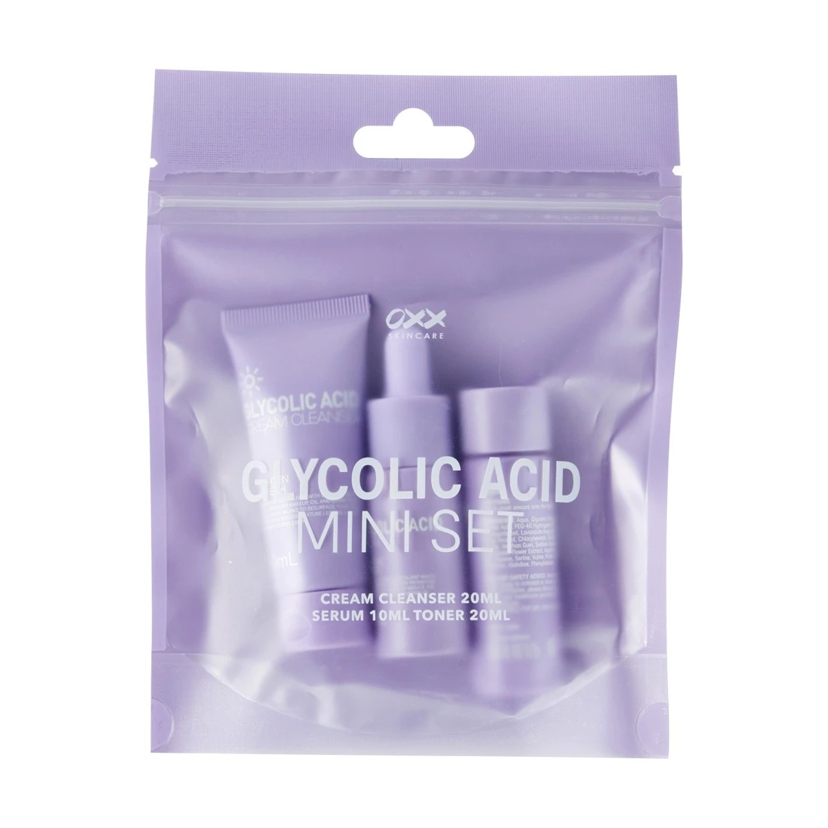 1 OXX Skincare Brighten & Refresh Mini Set - Glycolic Acid, 1 of 10