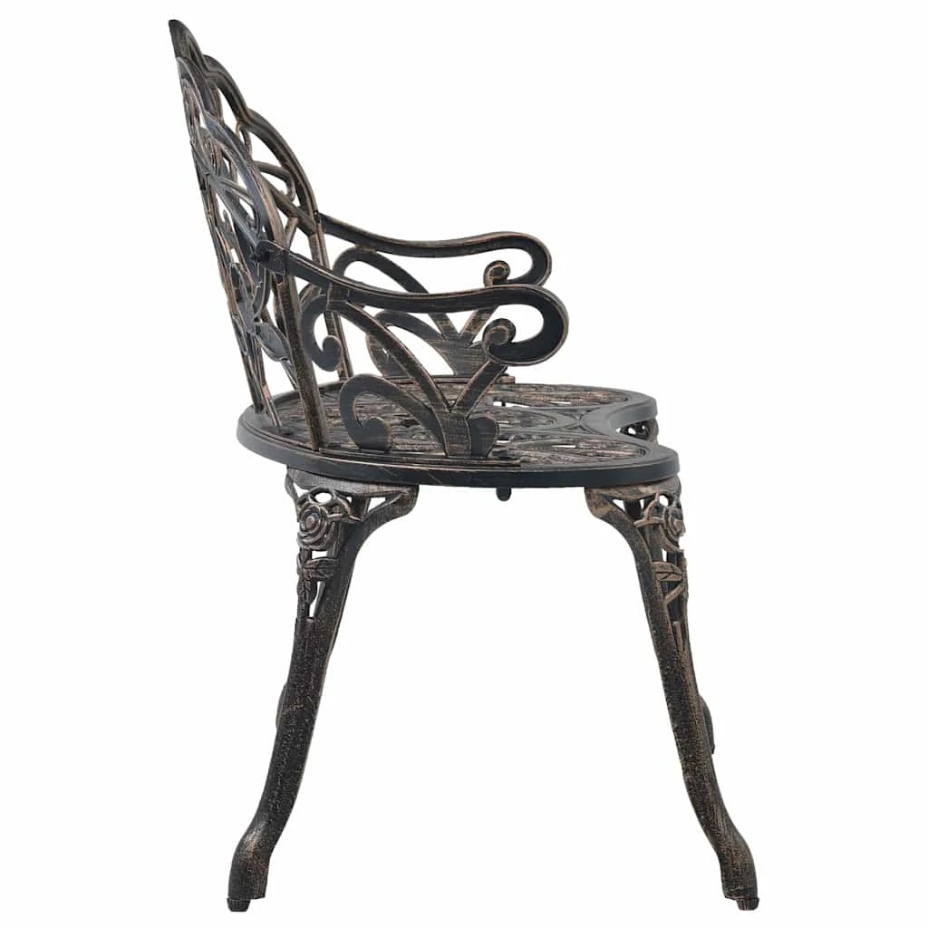 4 vidaXL Bistro bench Durable - Brown, 4 of 7