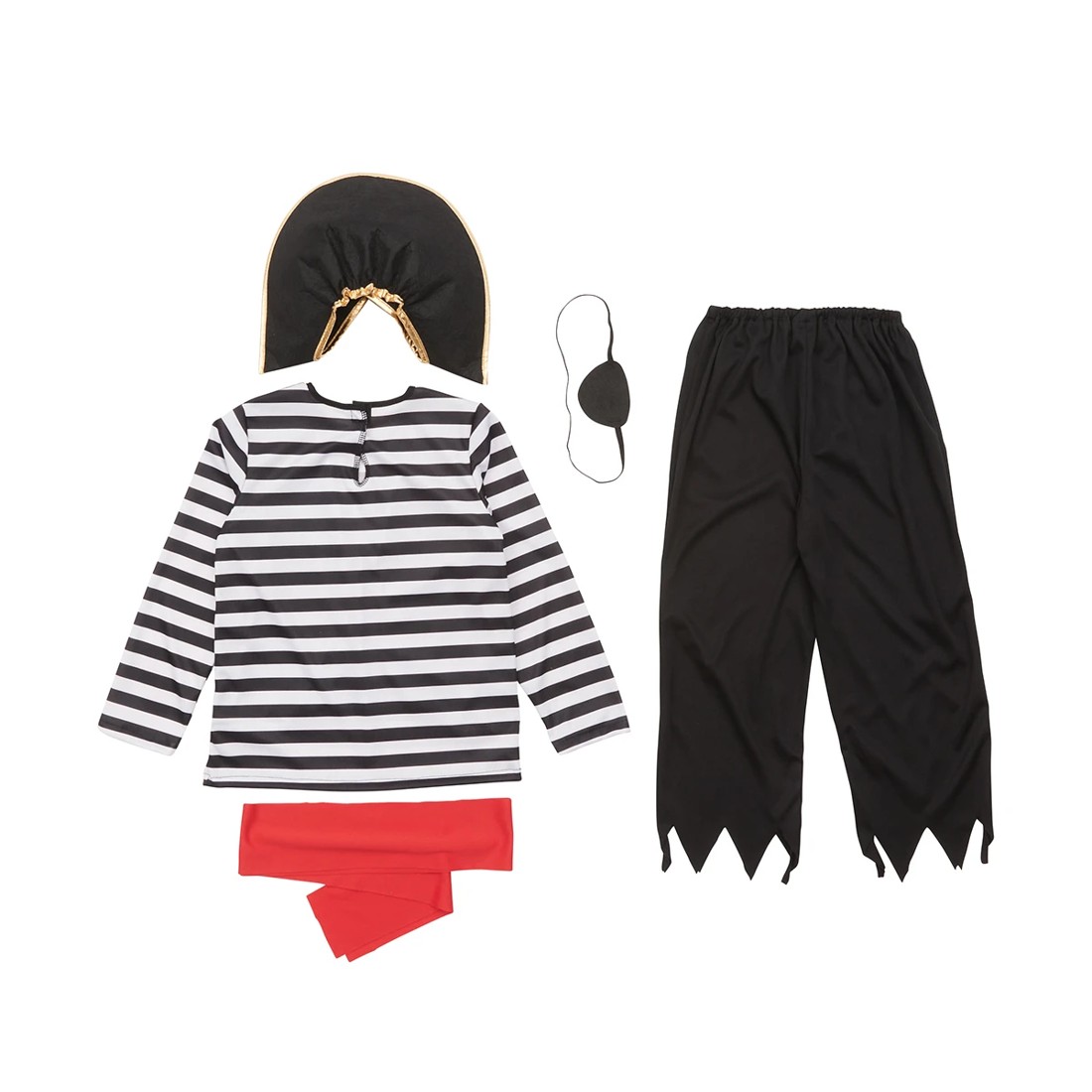 9 5 Piece Pirate Costume - Ages 4-6, 9 of 10