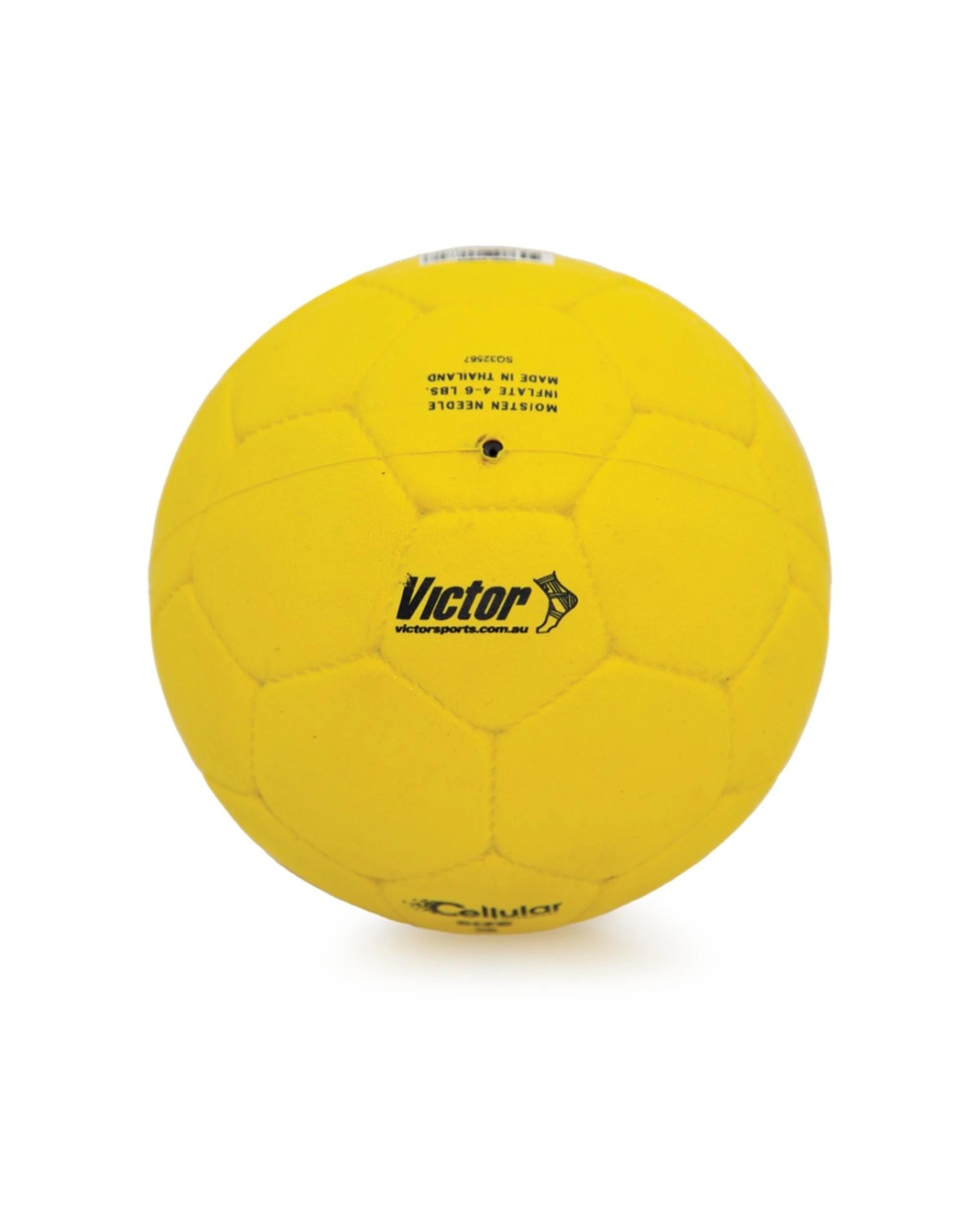 3 Victor Sports Handball Enhanced Grip Soft Touch Cellular Size 3 - Yellow, 3 of 3