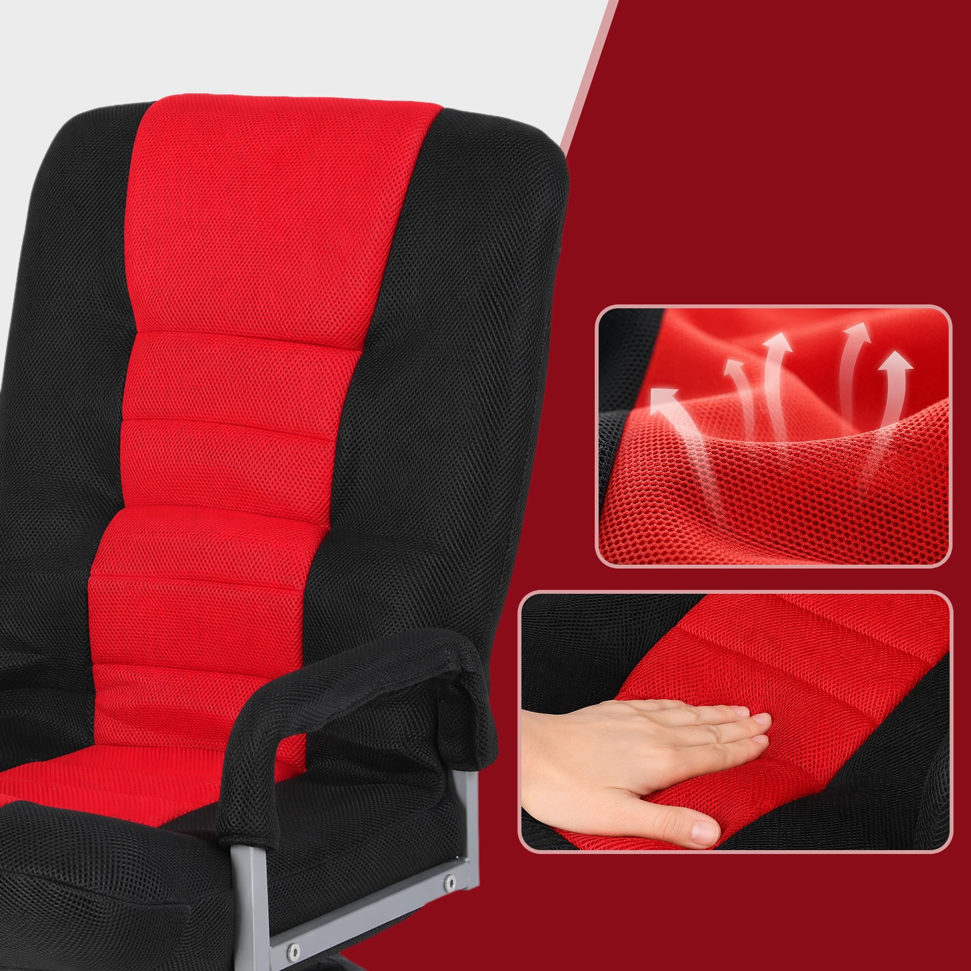 5 Artiss Floor Gaming Chair with 360 Swivel, 6-Position Backrest for Gaming - Multi, 5 of 8