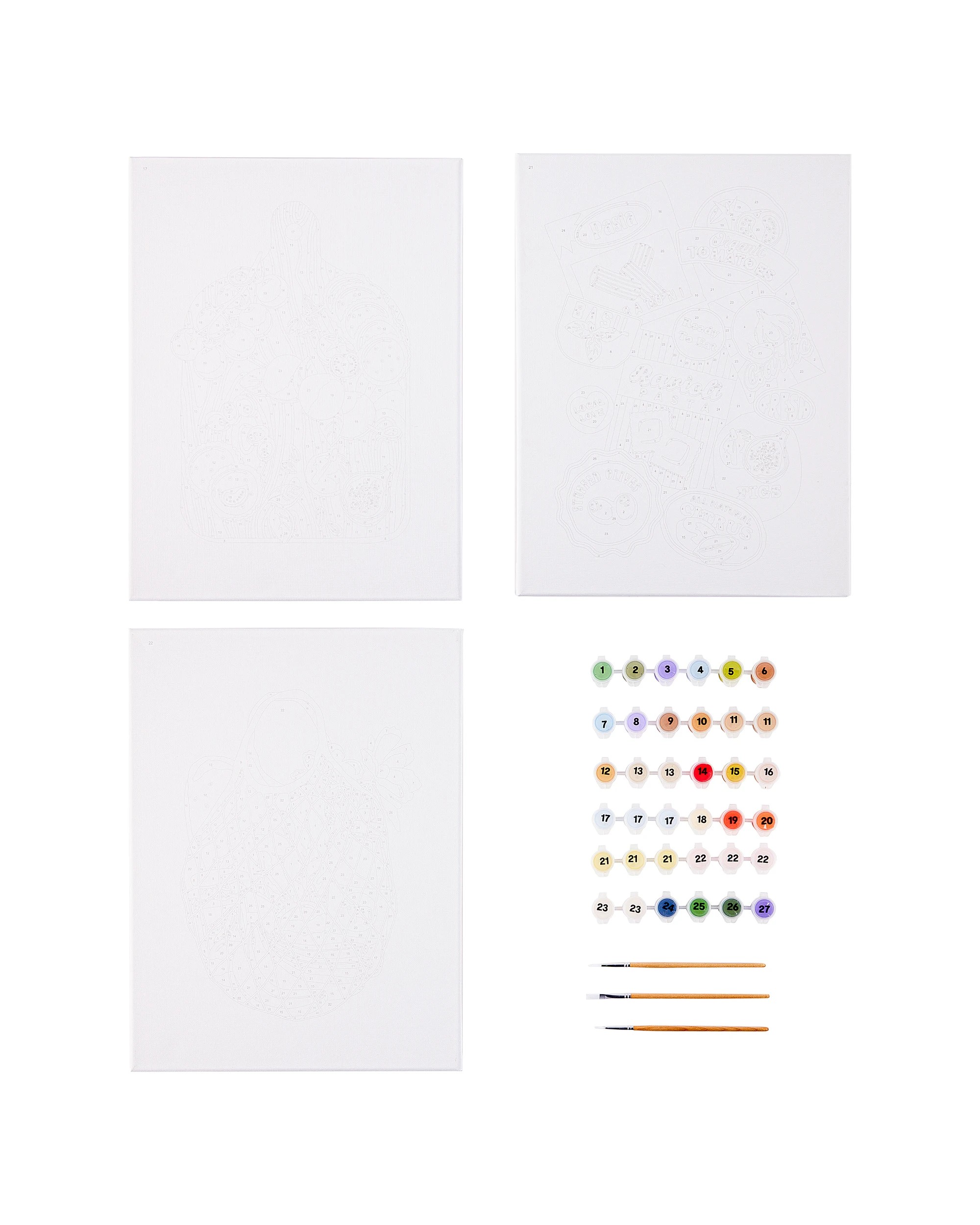 2 3 Pack Paint By Numbers - Farmers Market, 2 of 3