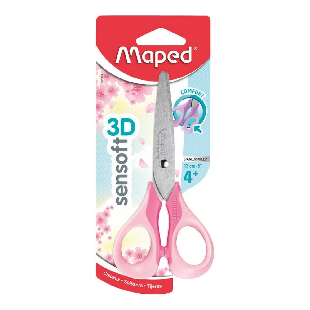 5 Maped Sensoft Scissors 13cm Assorted Pastel, 5 of 6