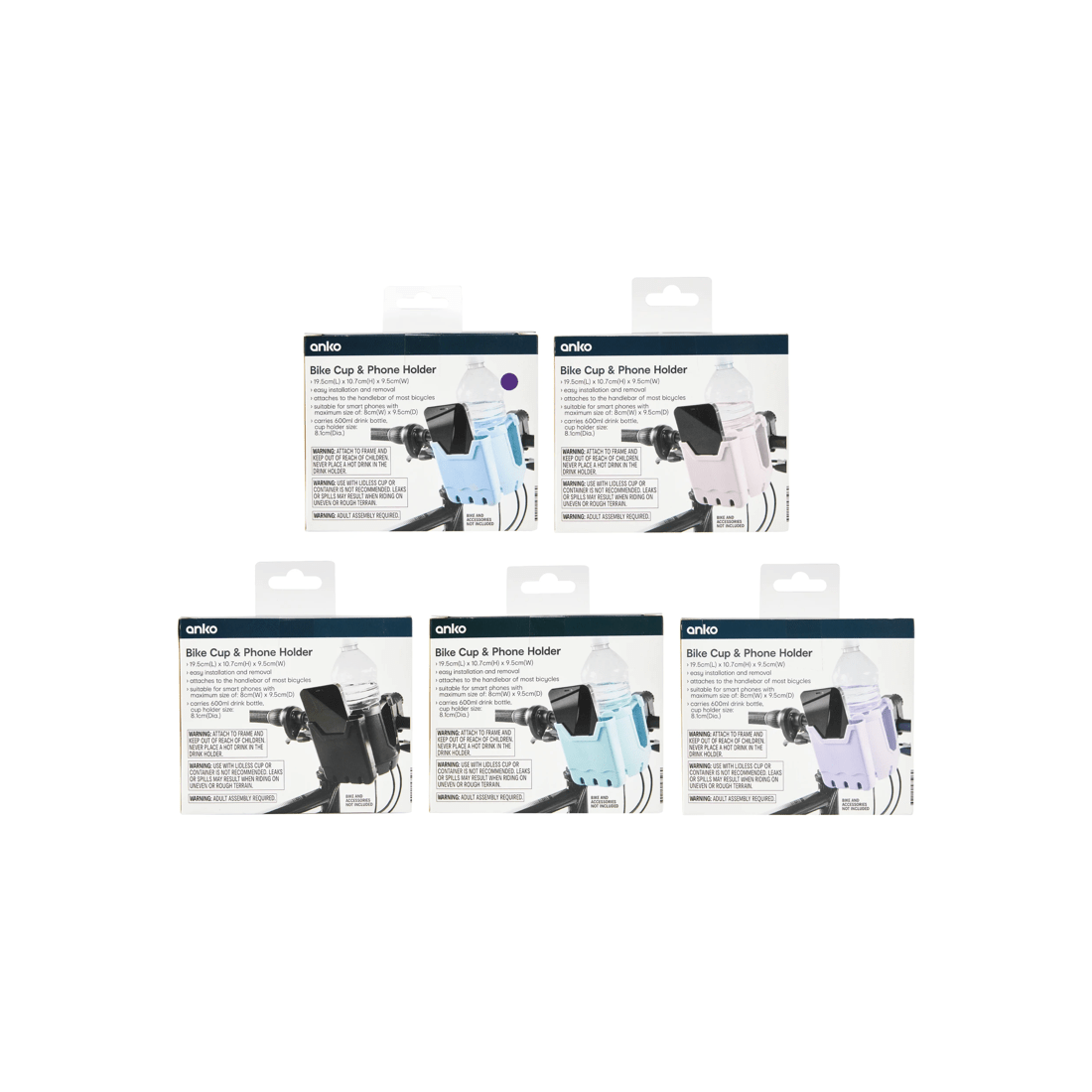 5 Bike Cup and Phone Holder - Assorted, 5 of 5