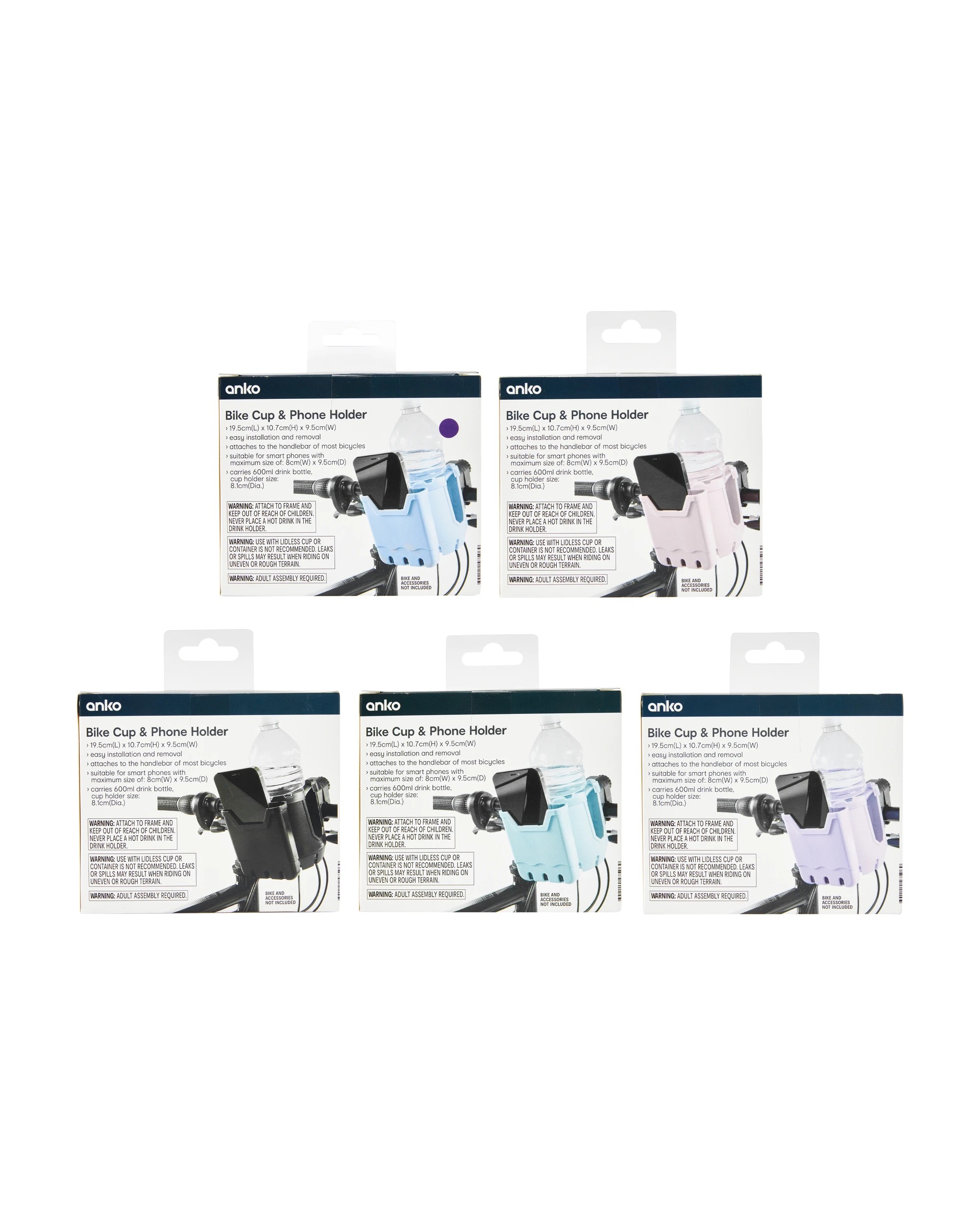 5 Bike Cup and Phone Holder - Assorted, 5 of 5