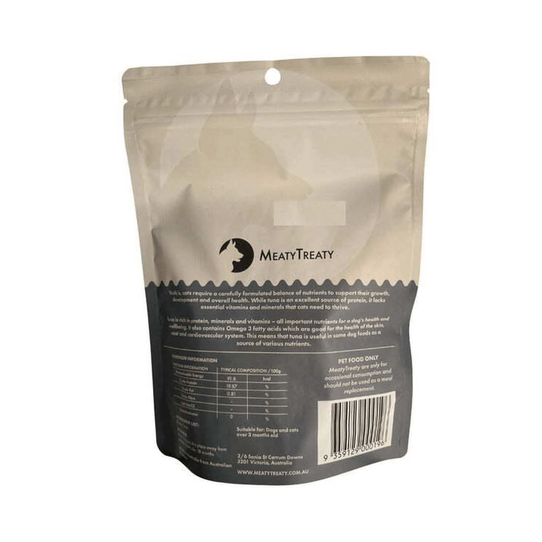 2 Meaty Treaty Premium Freeze Dried Cats & Dogs Treat Bluefin Tuna 80g, 2 of 2