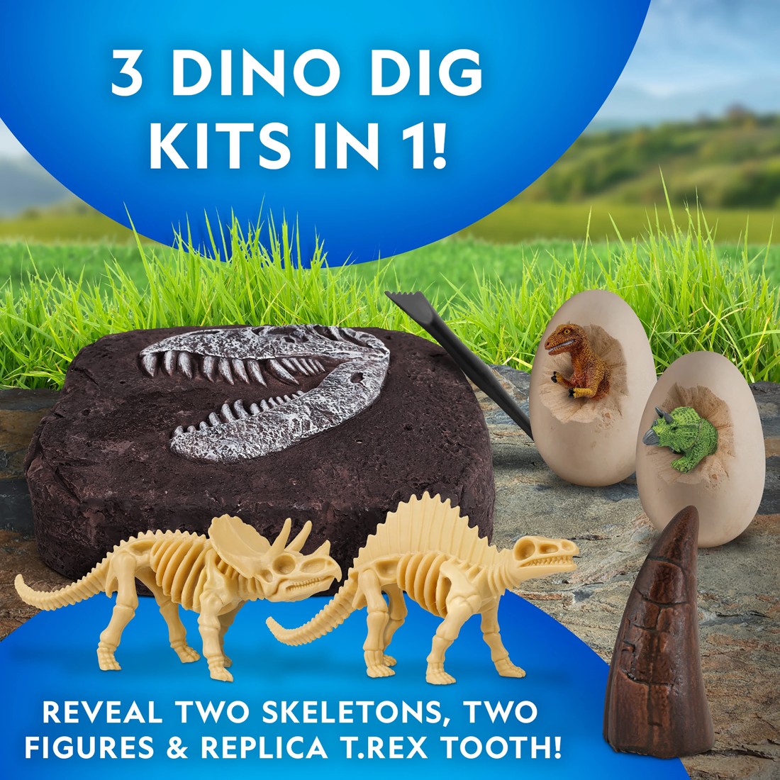 3 National Geographic Ultimate Dinosaur Dig Kit, 3 of 4